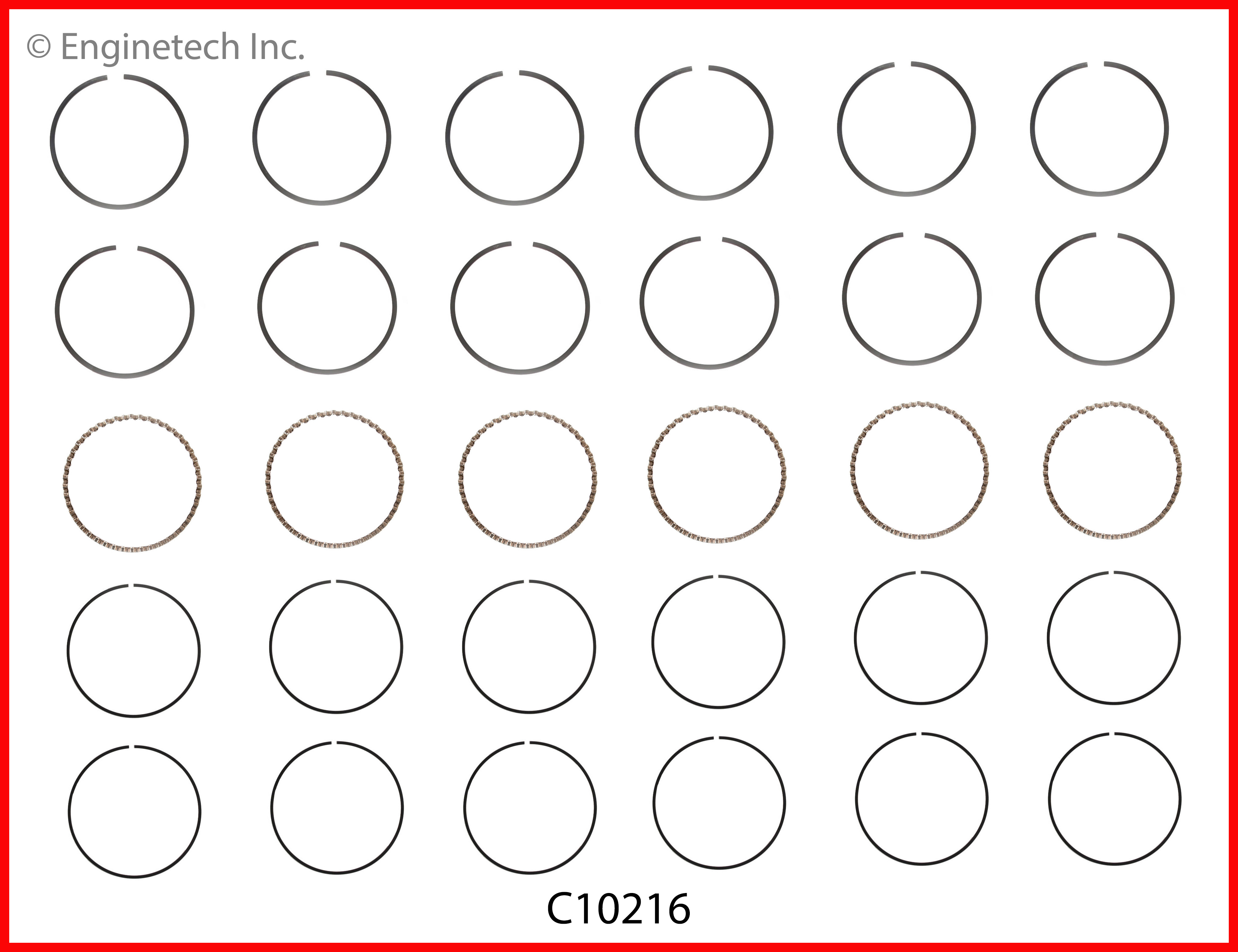 Engine Piston Ring Set