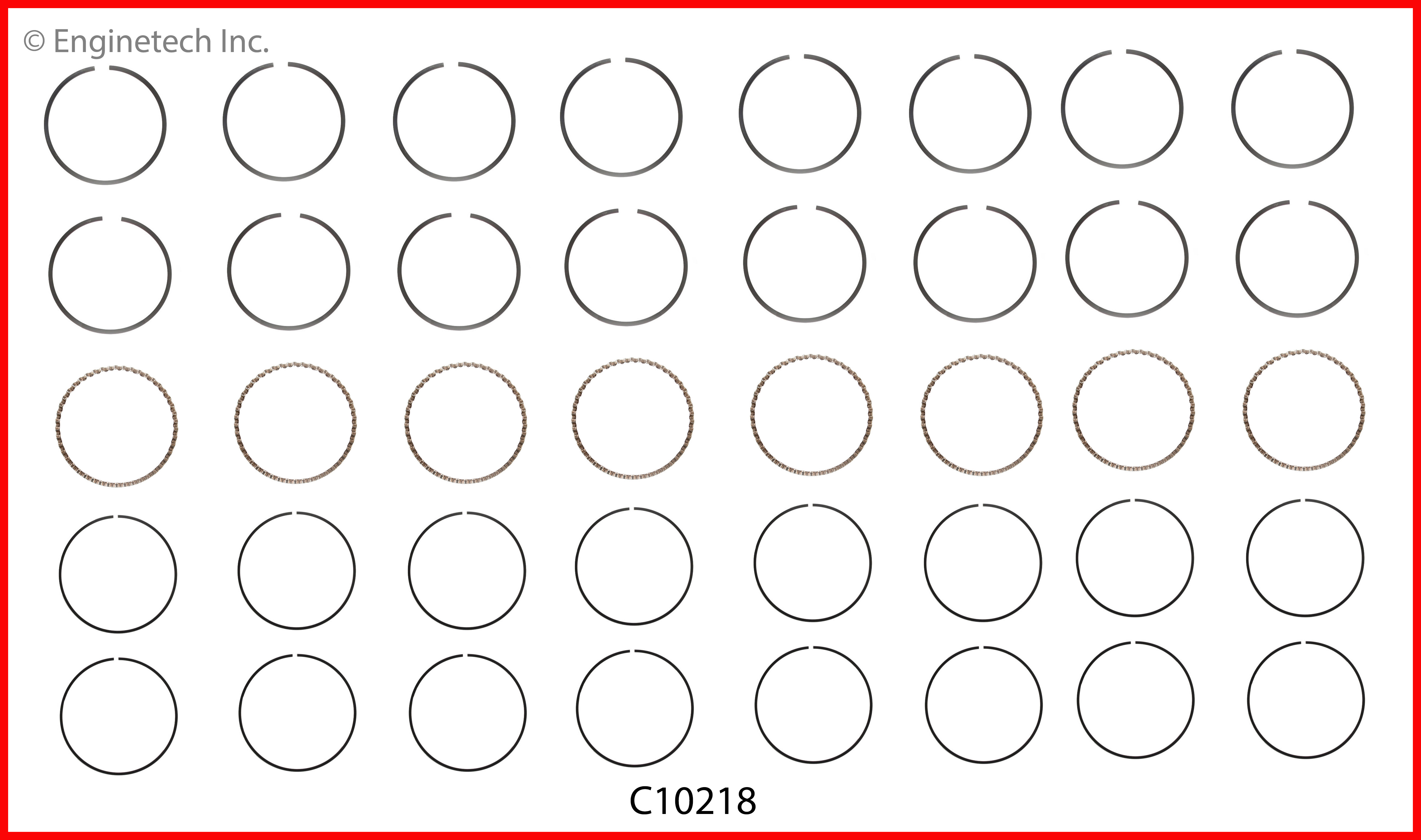 Engine Piston Ring Set