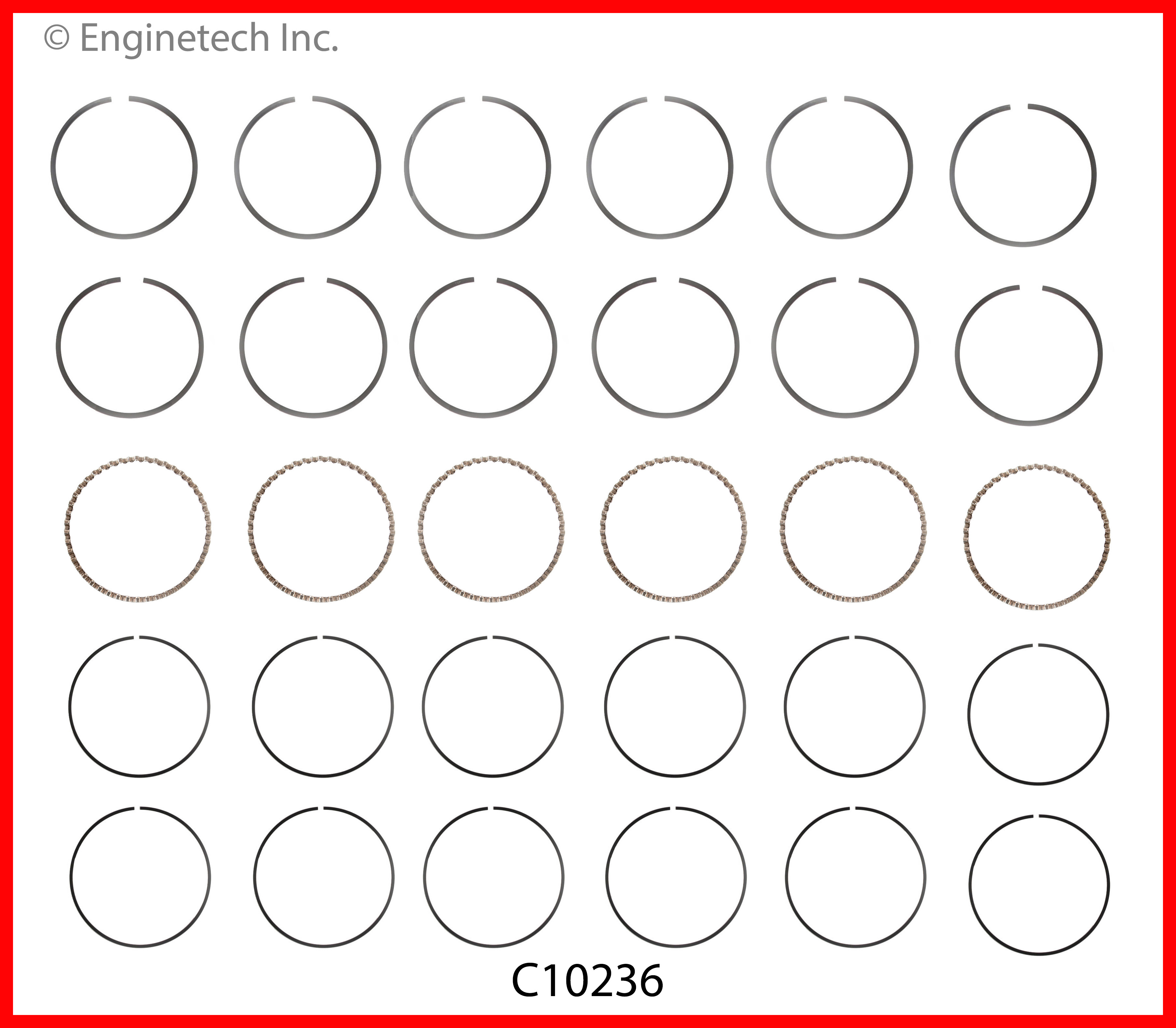 Engine Piston Ring Set