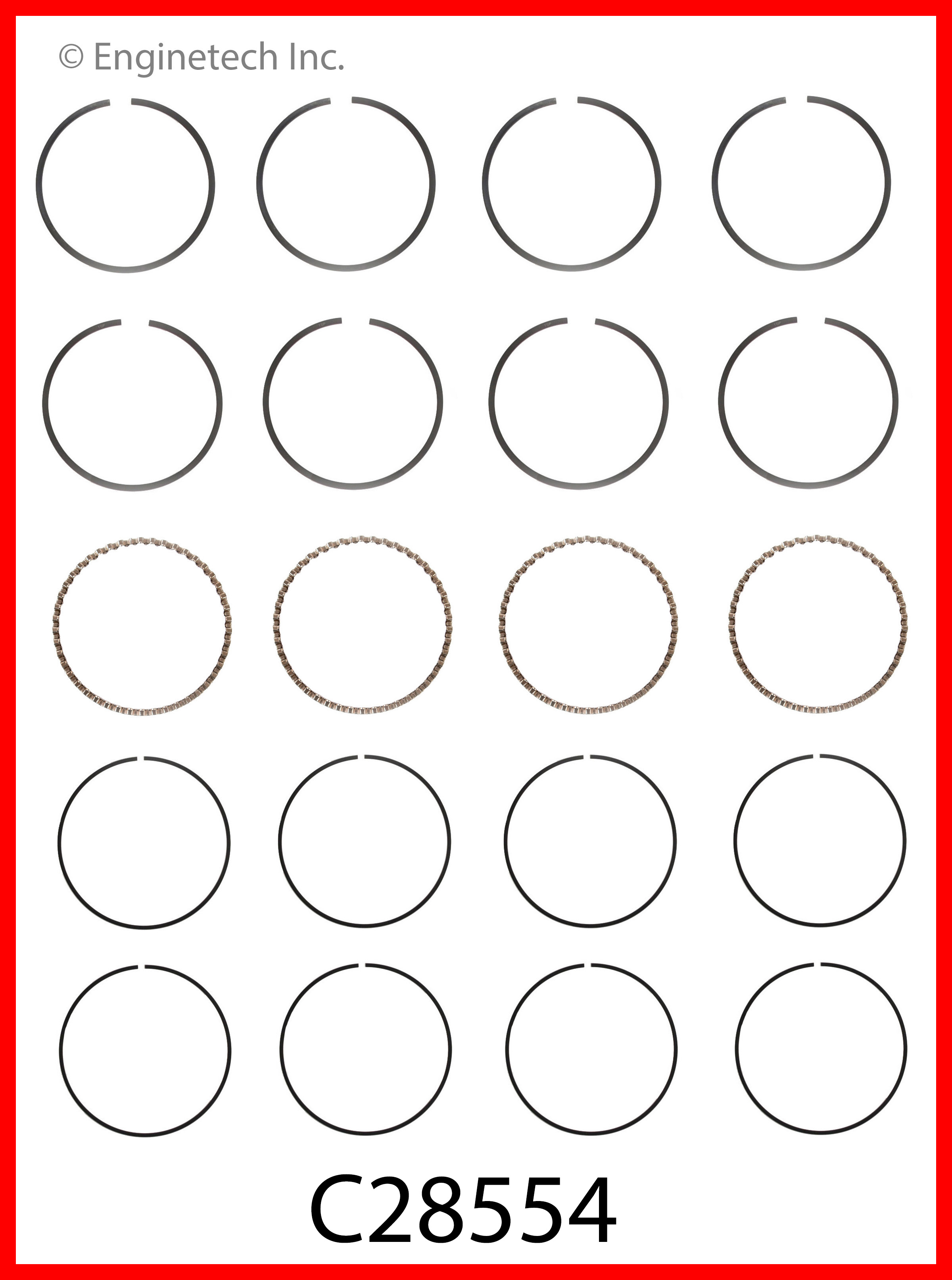 Engine Piston Ring Set