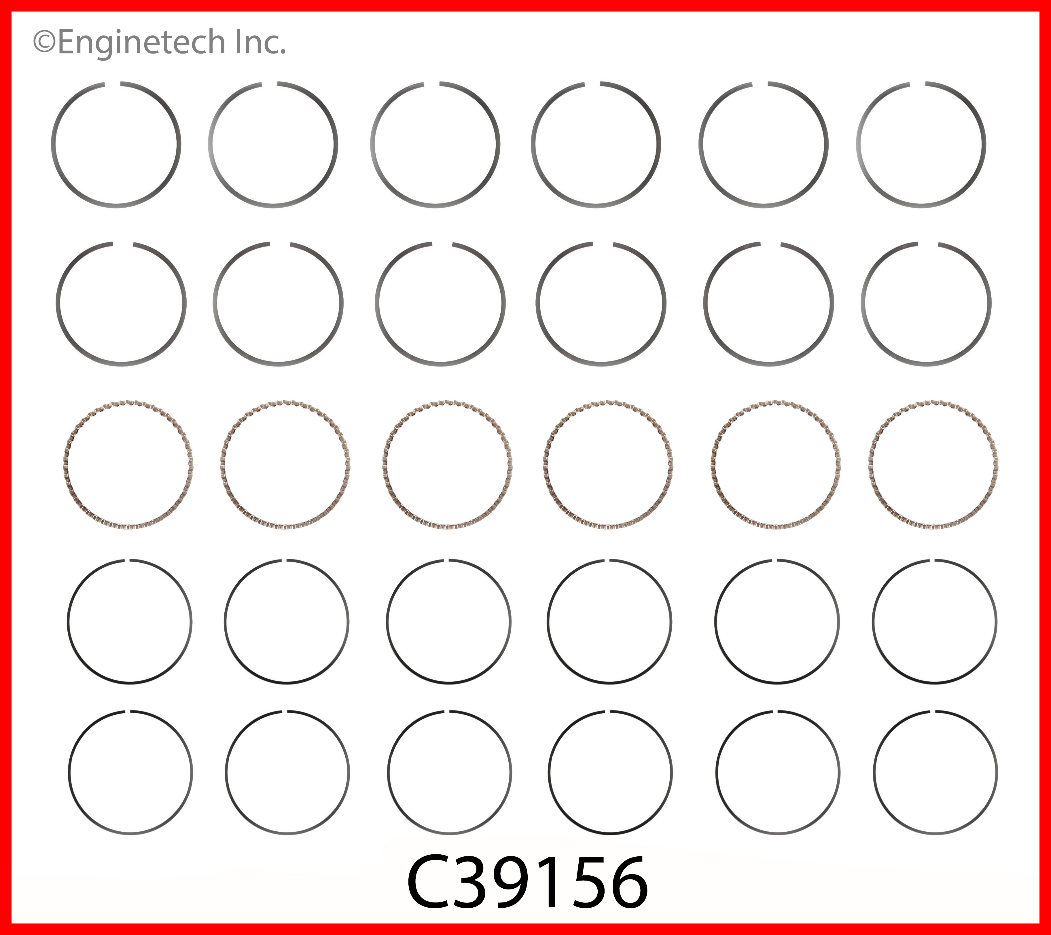 Engine Piston Ring Set