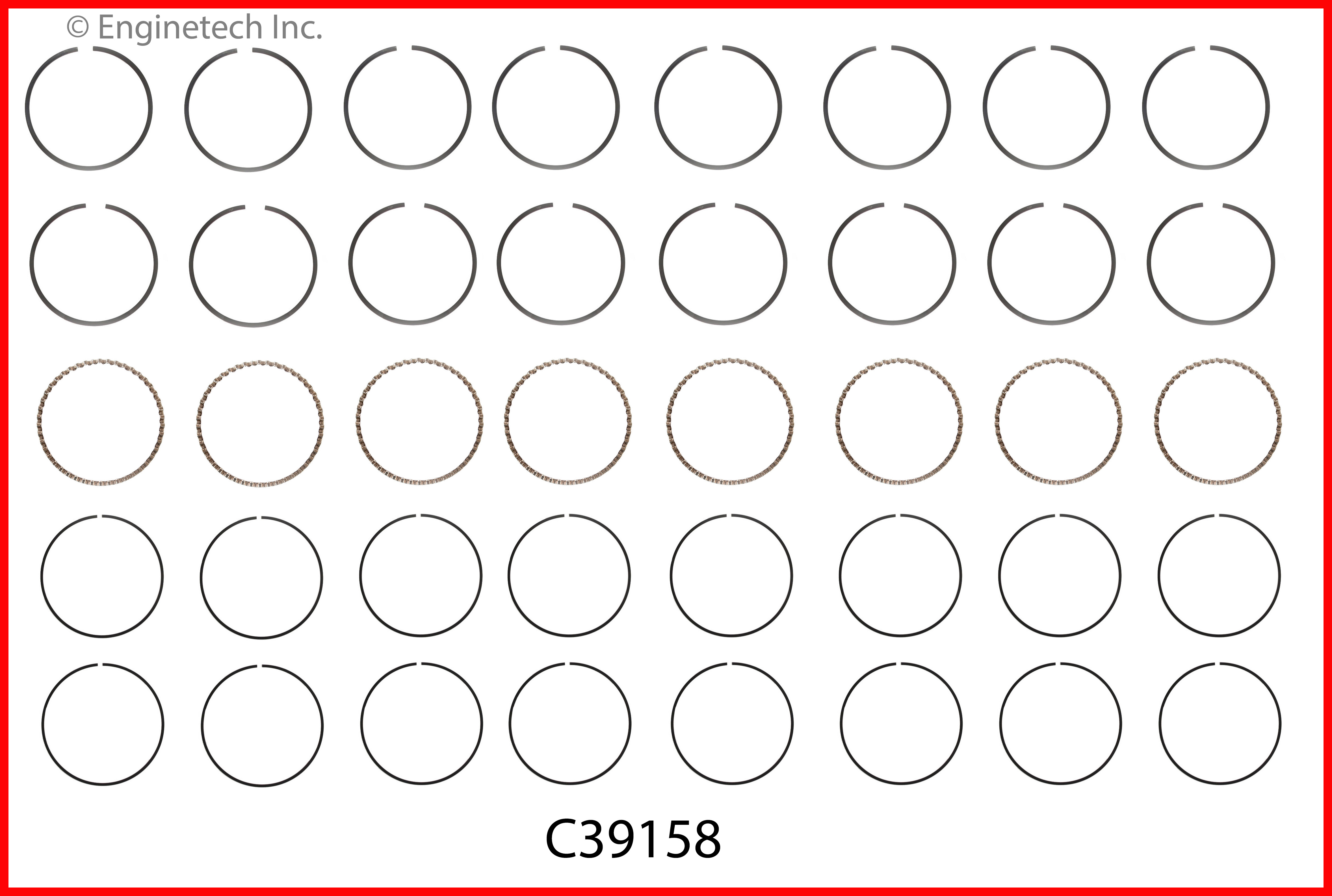 Engine Piston Ring Set