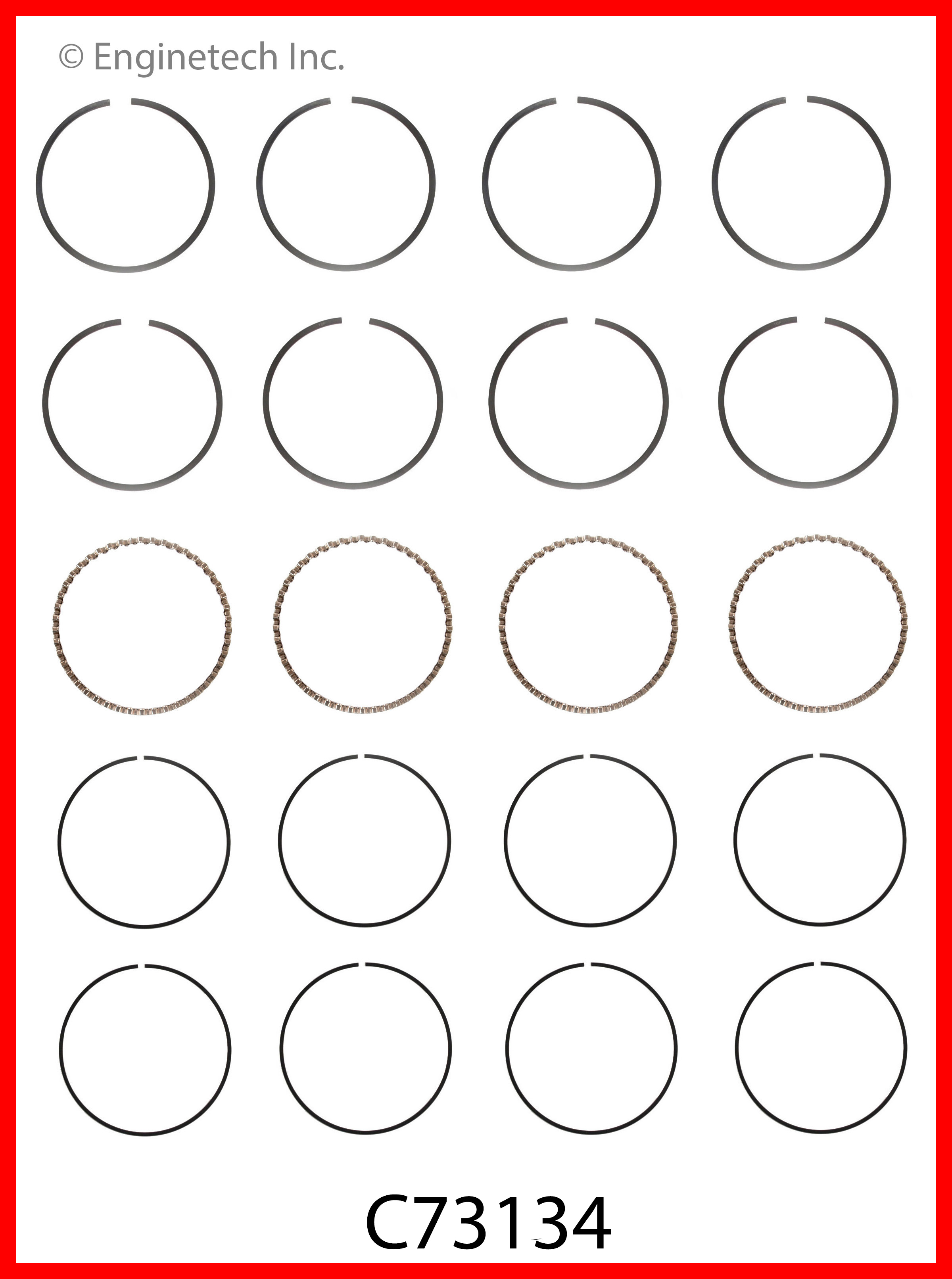 Engine Piston Ring Set