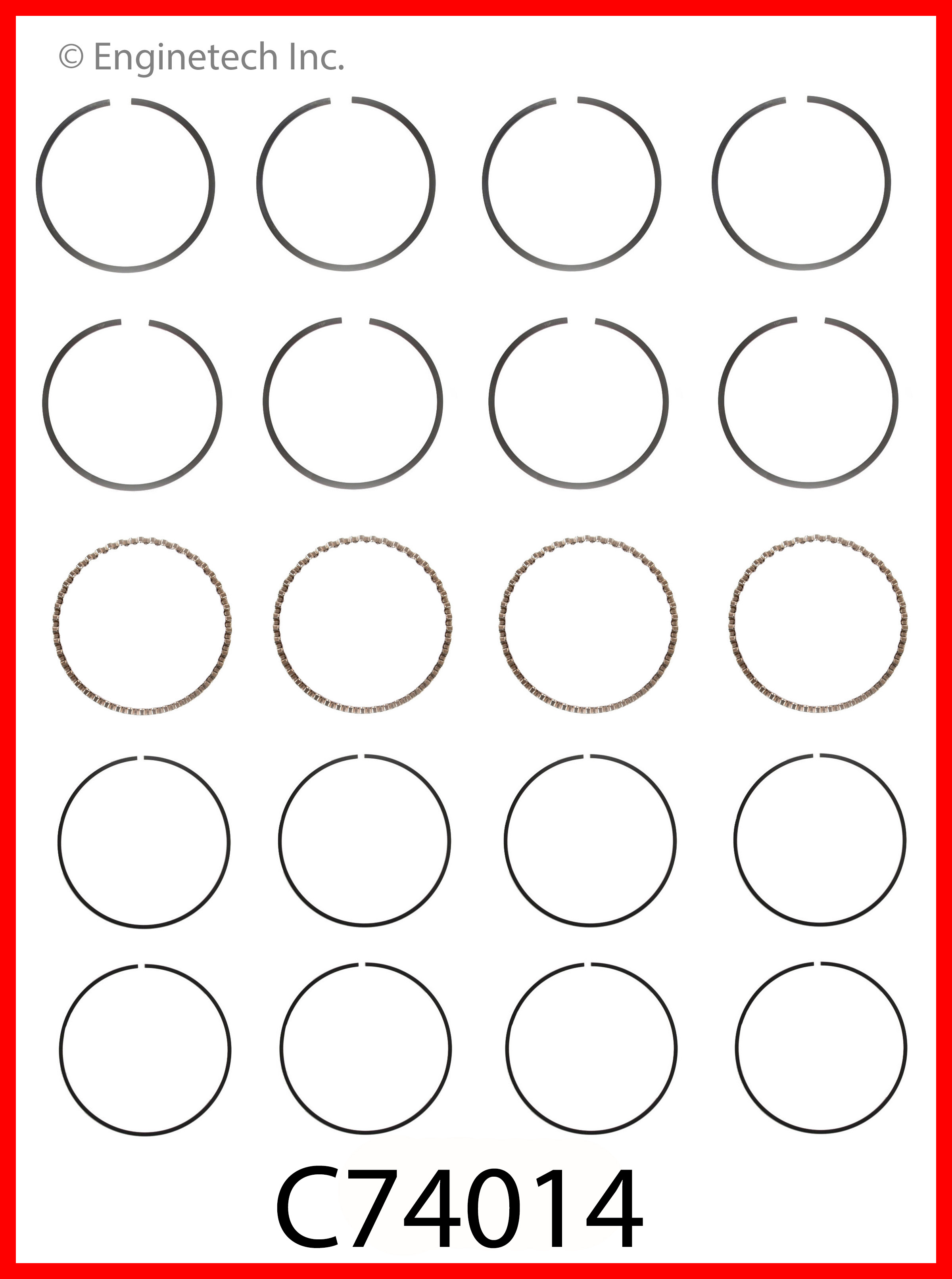 Engine Piston Ring Set