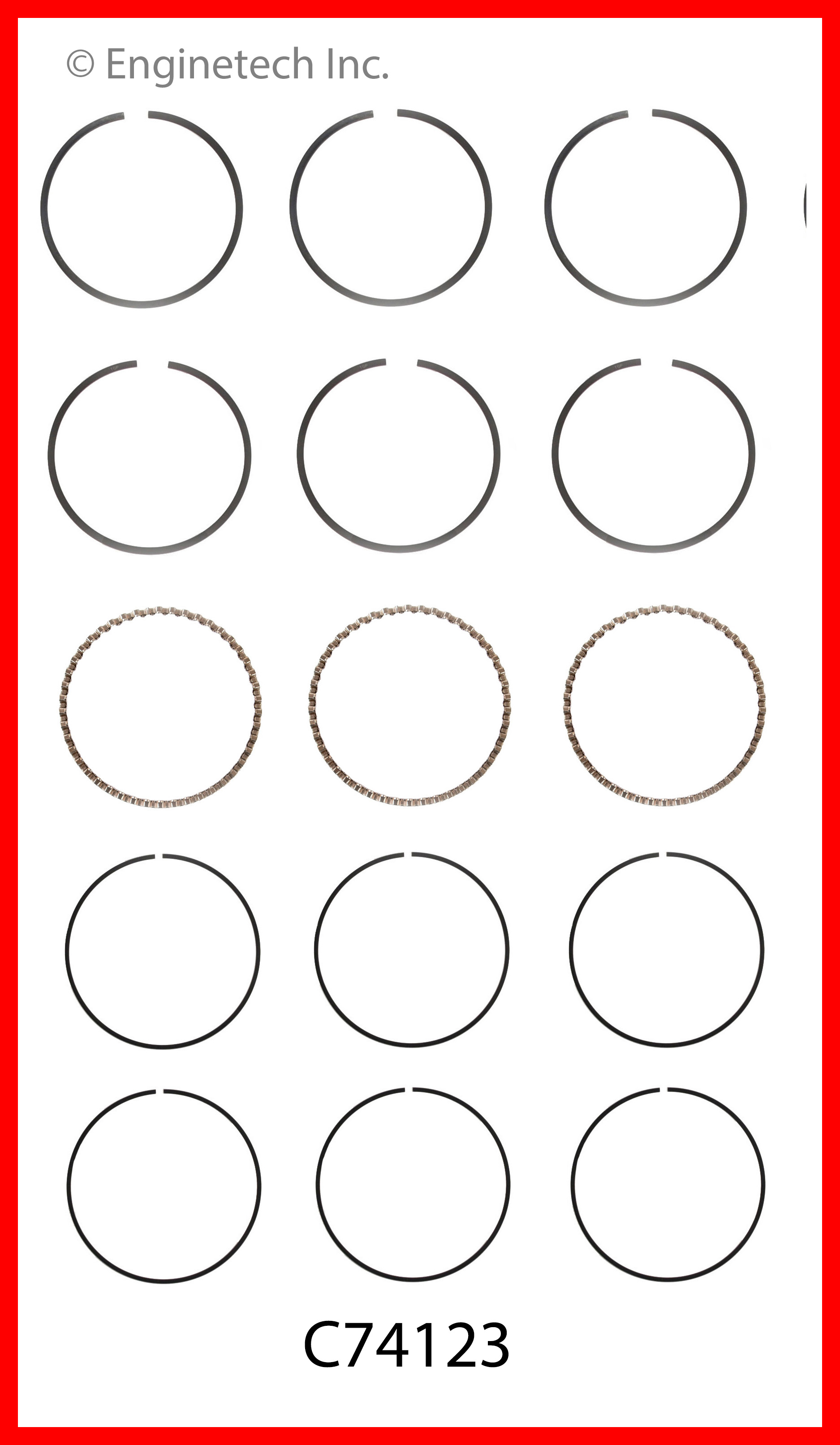 Engine Piston Ring Set