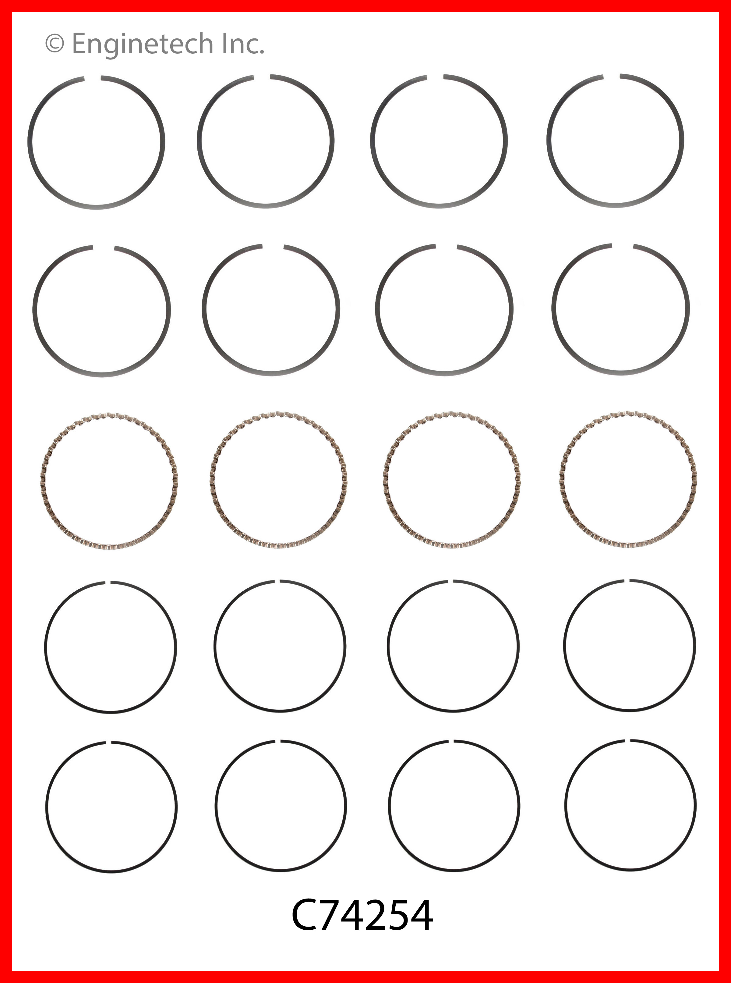 Engine Piston Ring Set