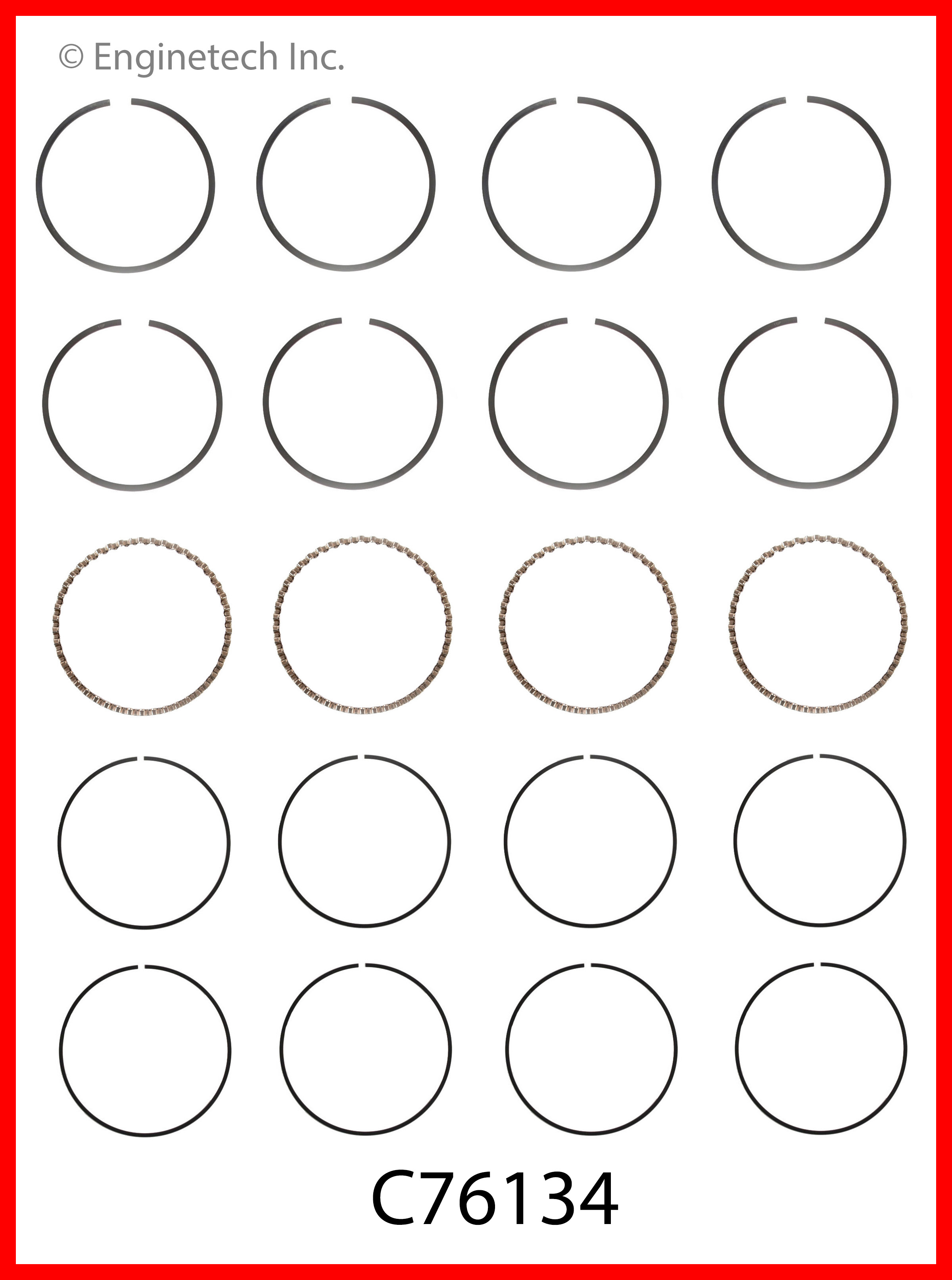 Engine Piston Ring Set