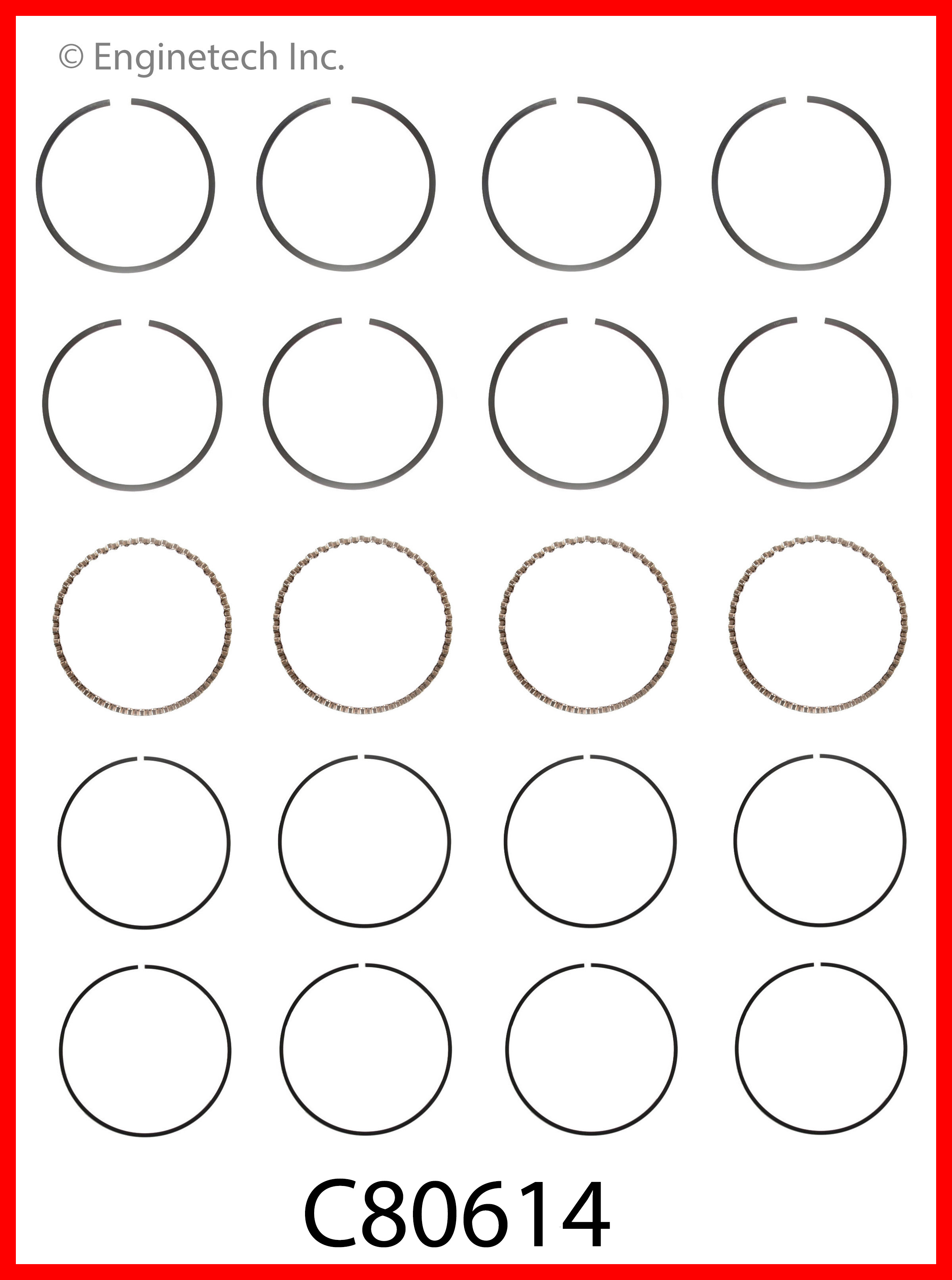 Engine Piston Ring Set