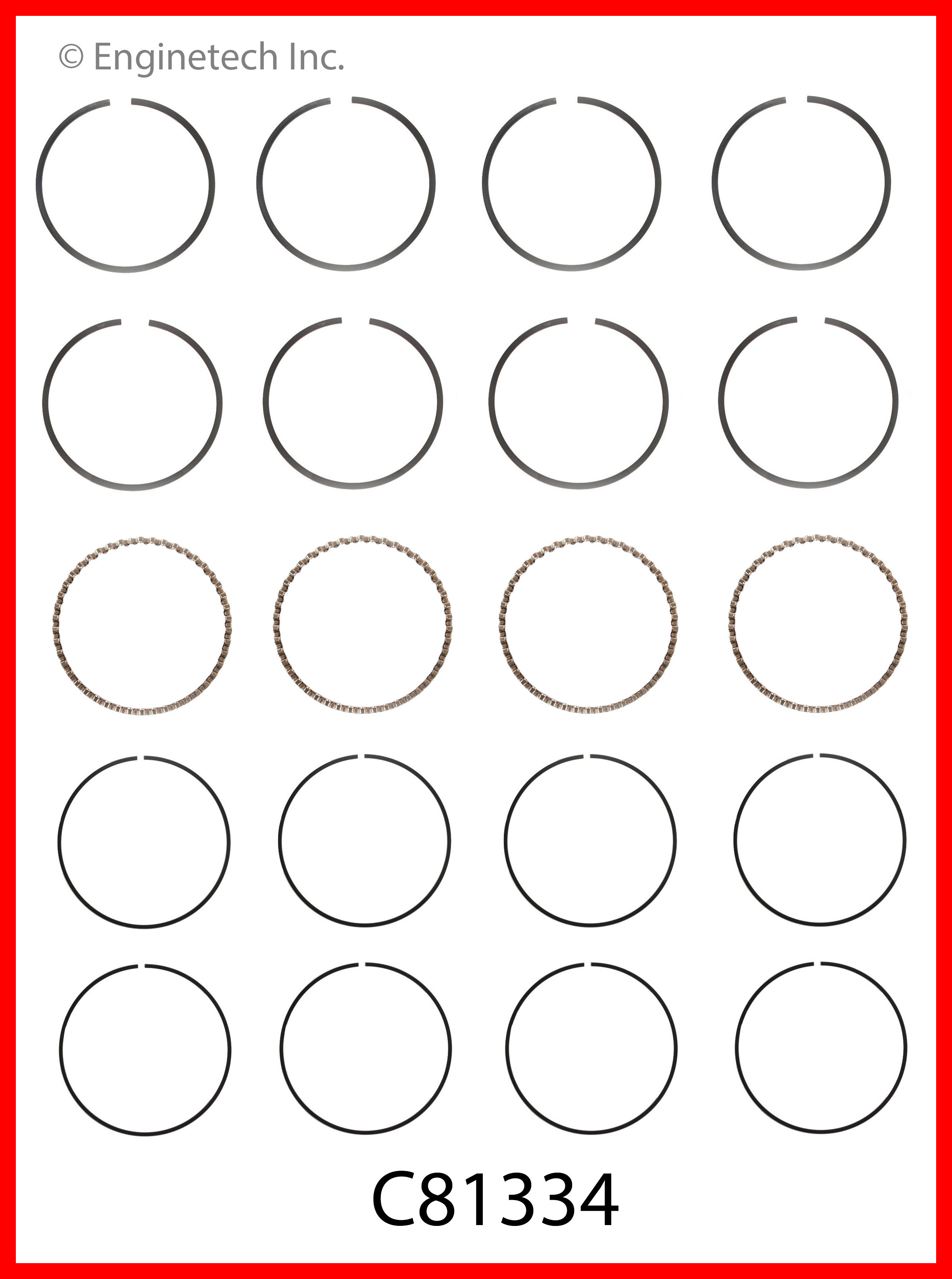 Engine Piston Ring Set