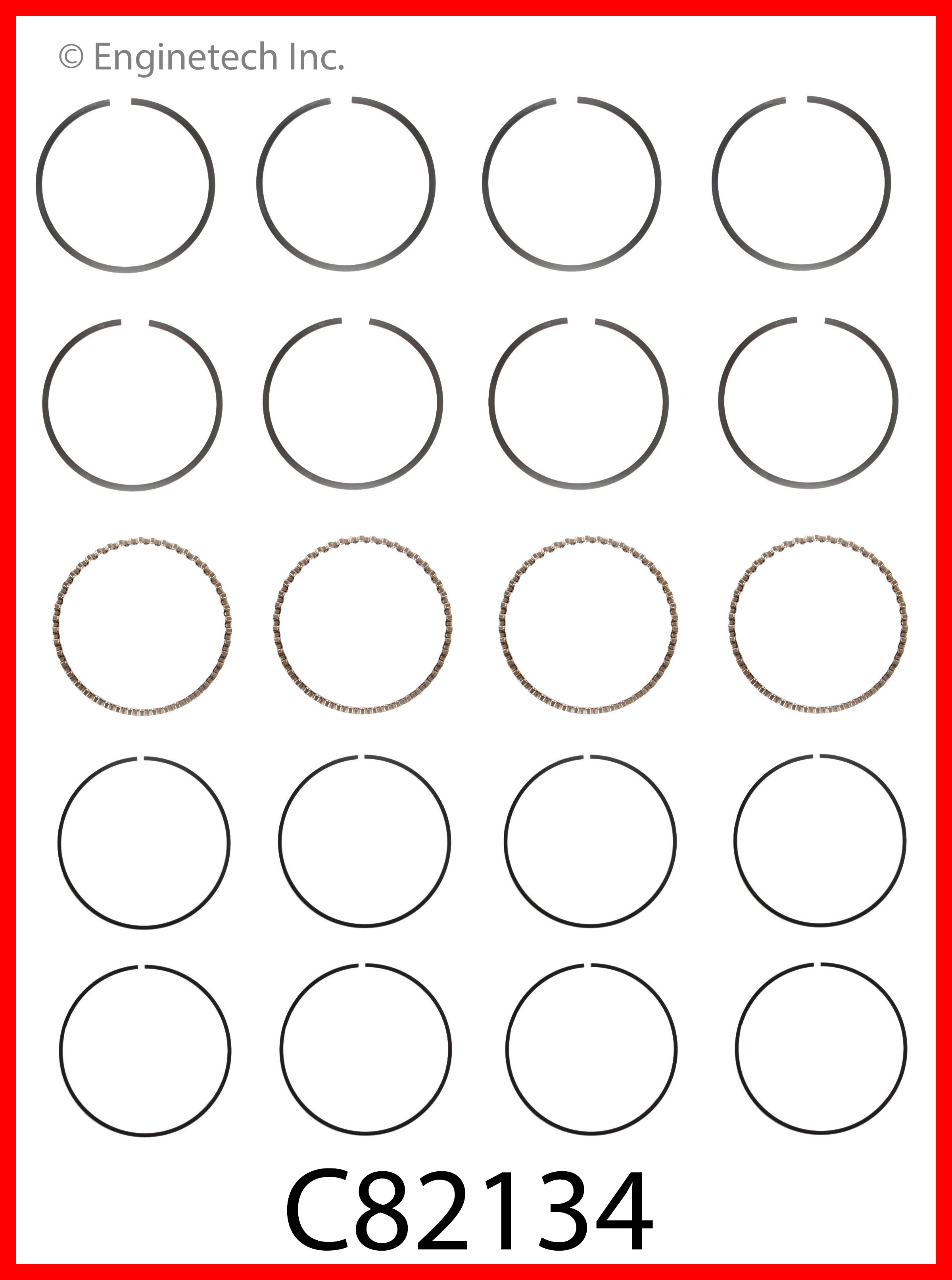 Engine Piston Ring Set