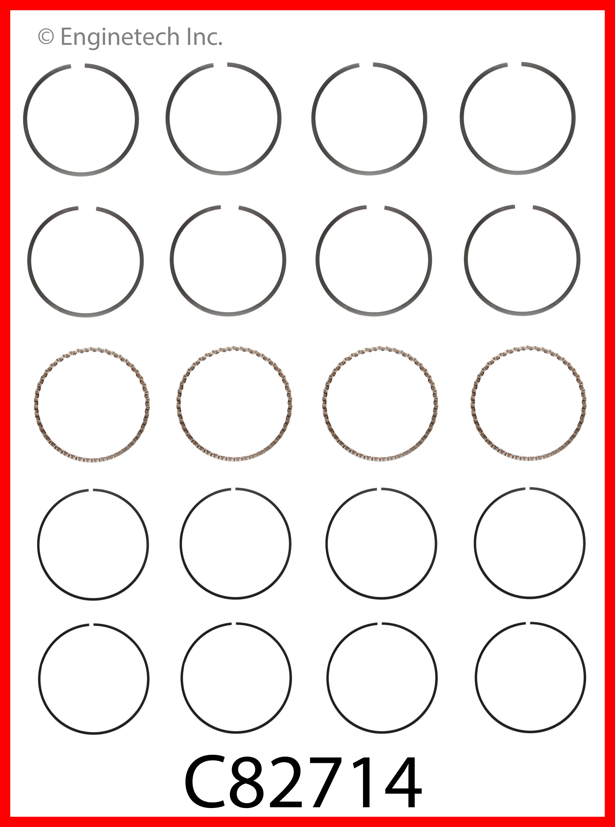 Engine Piston Ring Set