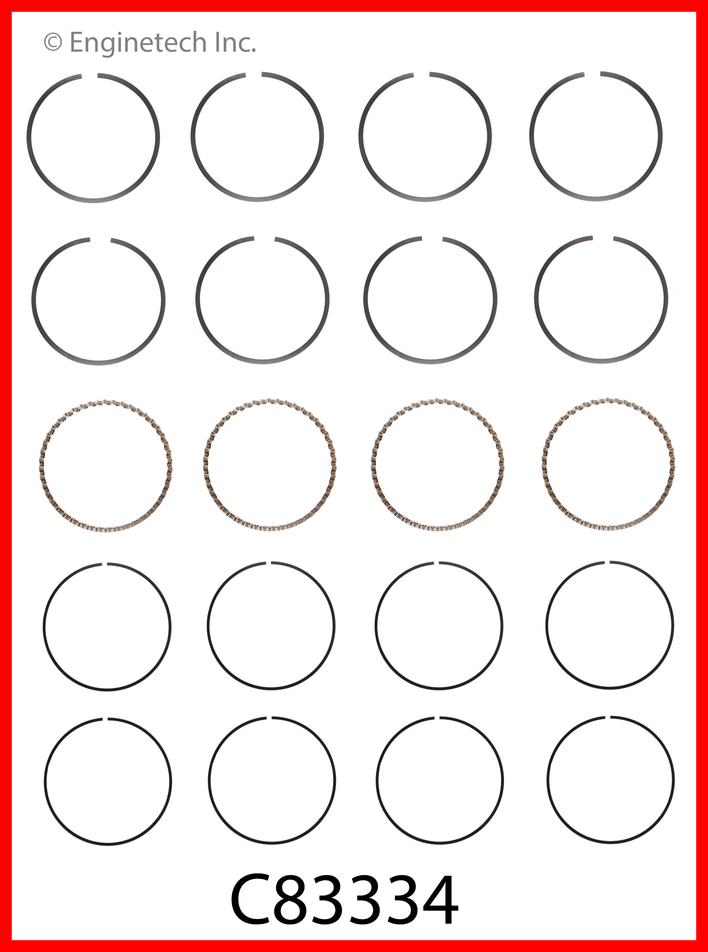 Engine Piston Ring Set