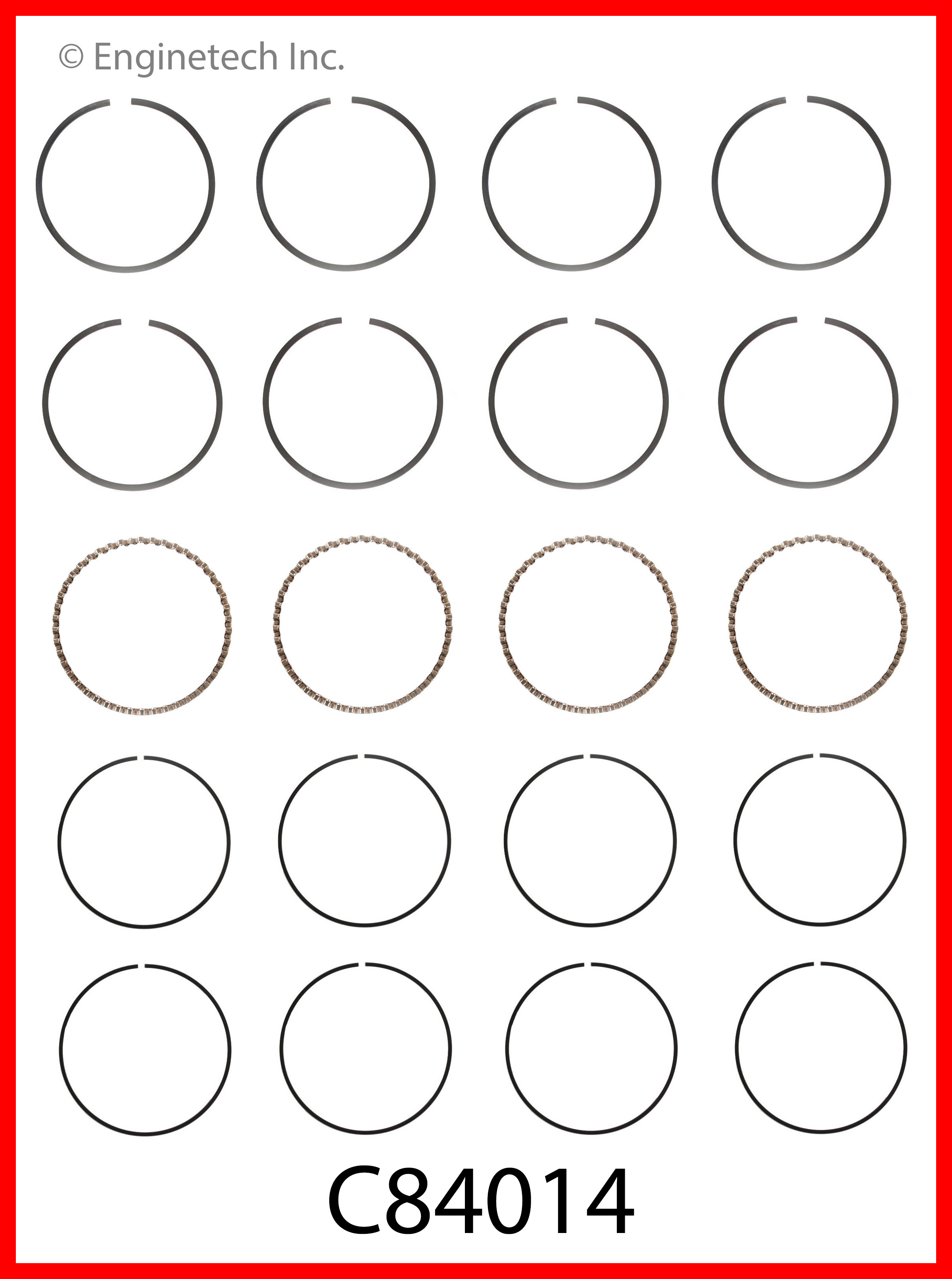 Engine Piston Ring Set