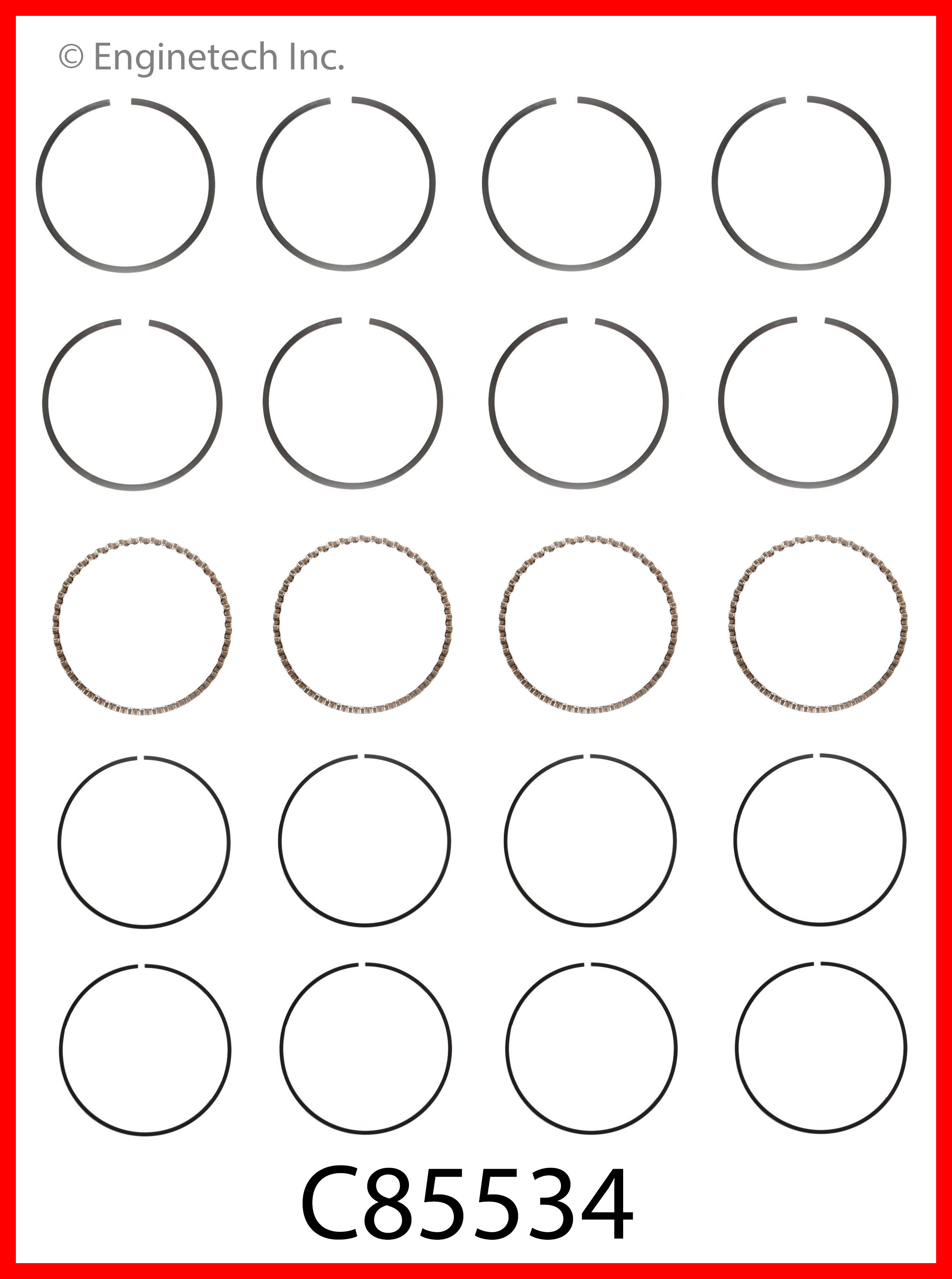 Engine Piston Ring Set