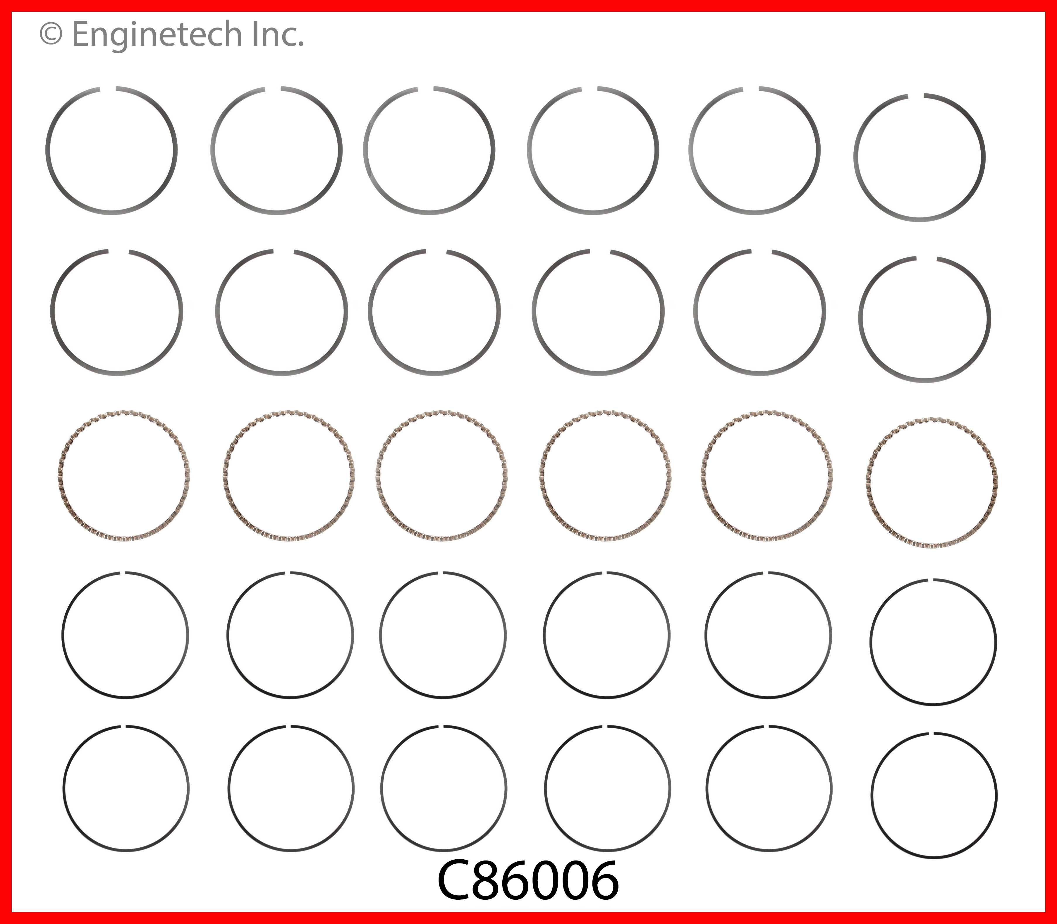 Engine Piston Ring Set