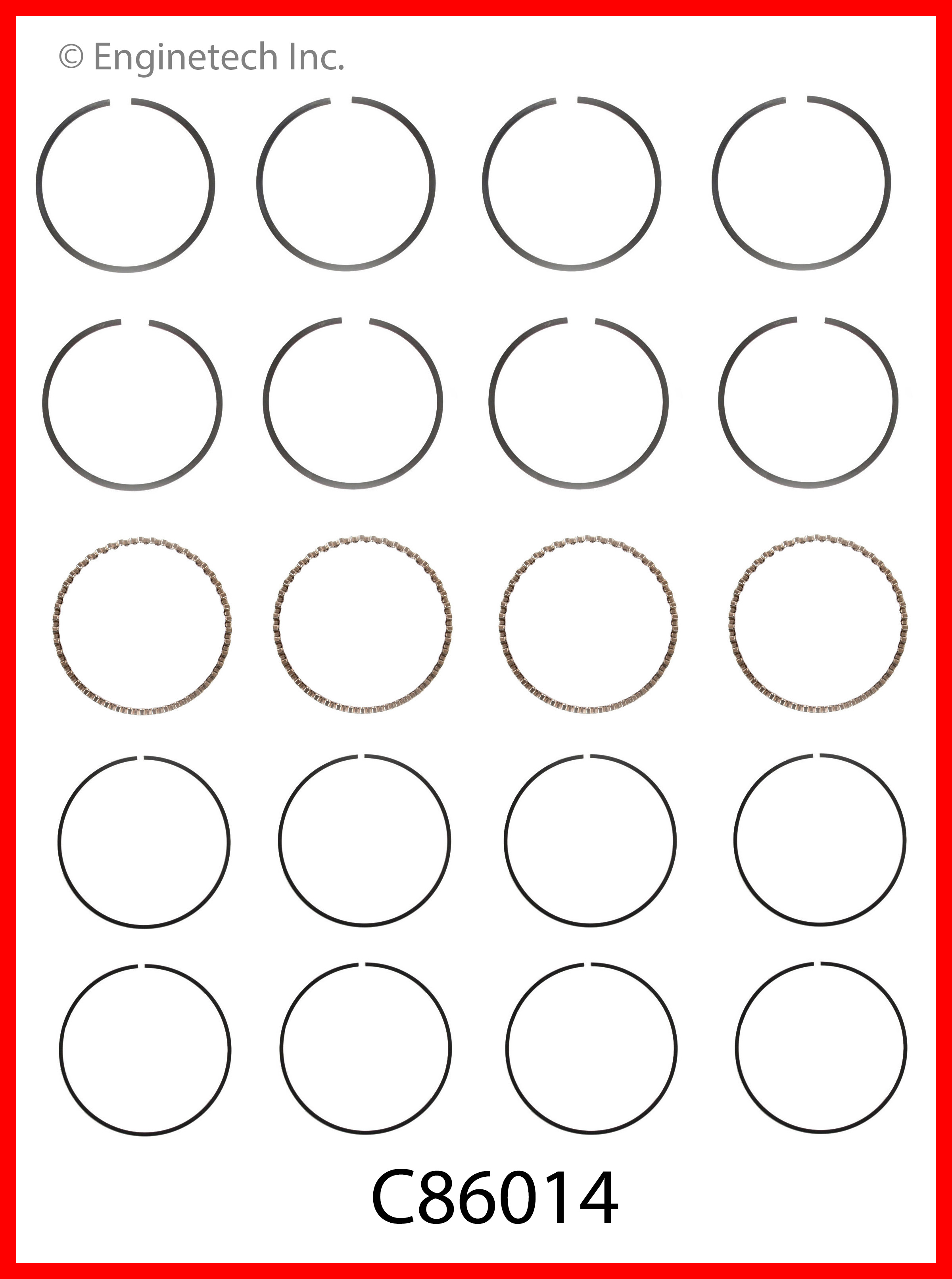 Engine Piston Ring Set