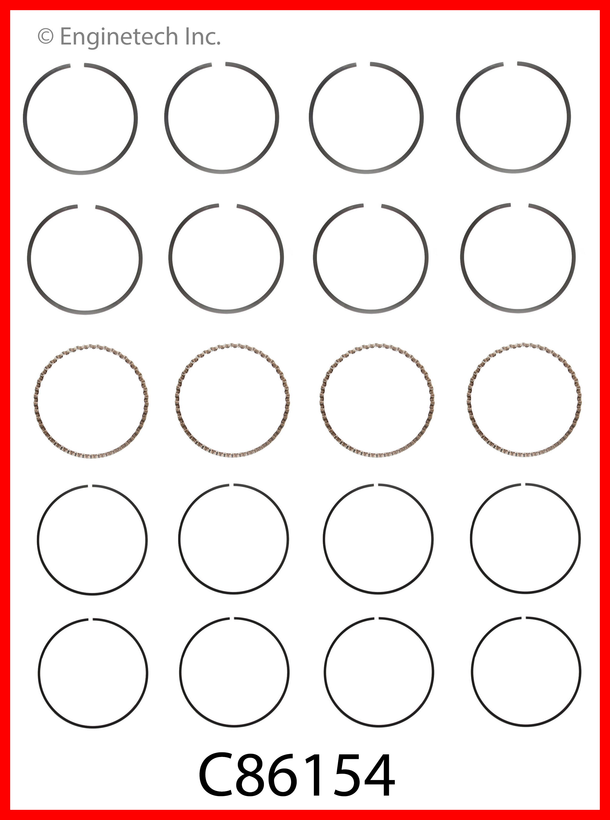 Engine Piston Ring Set