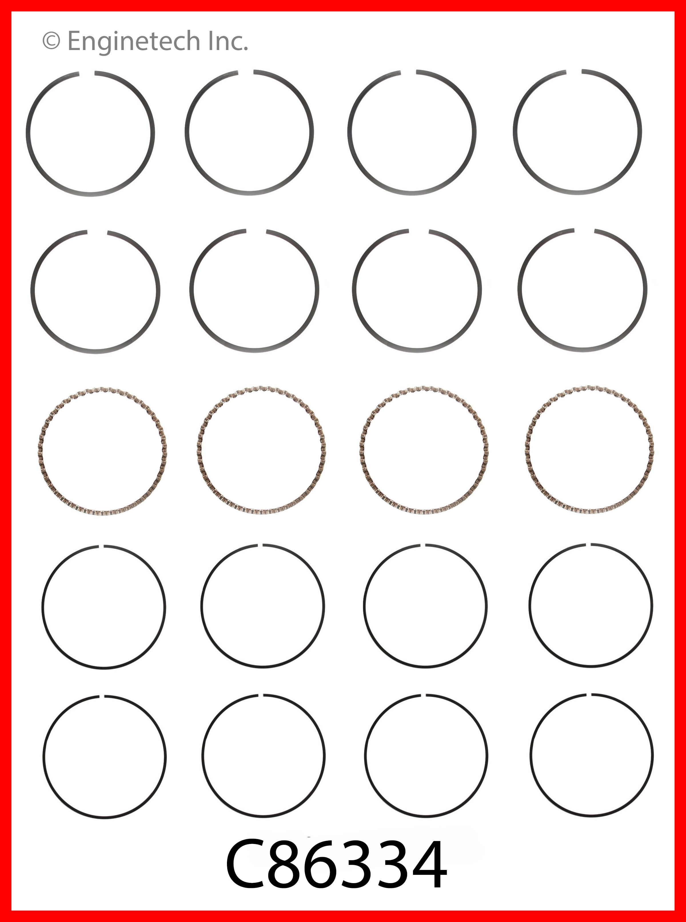 Engine Piston Ring Set