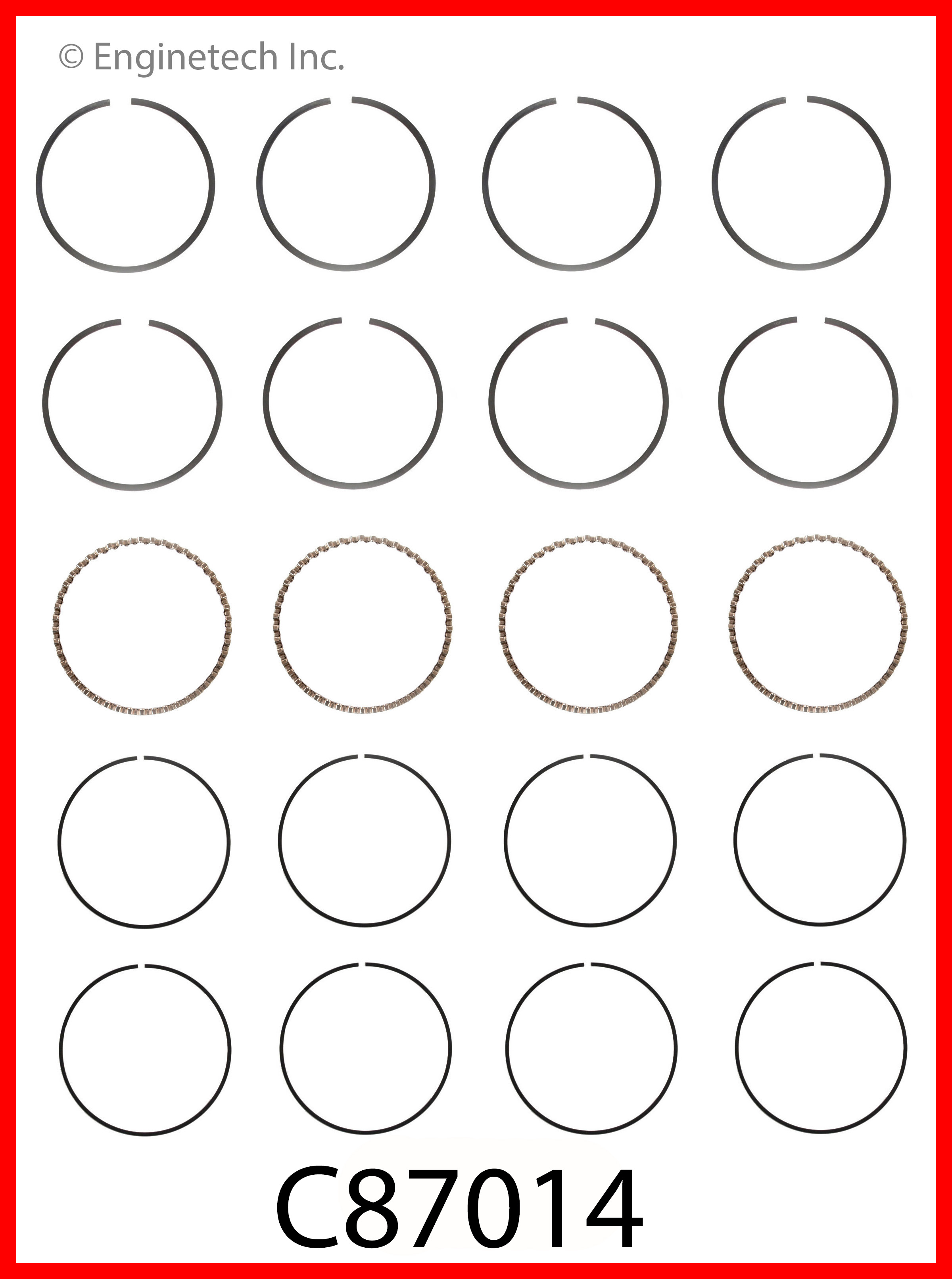 Engine Piston Ring Set