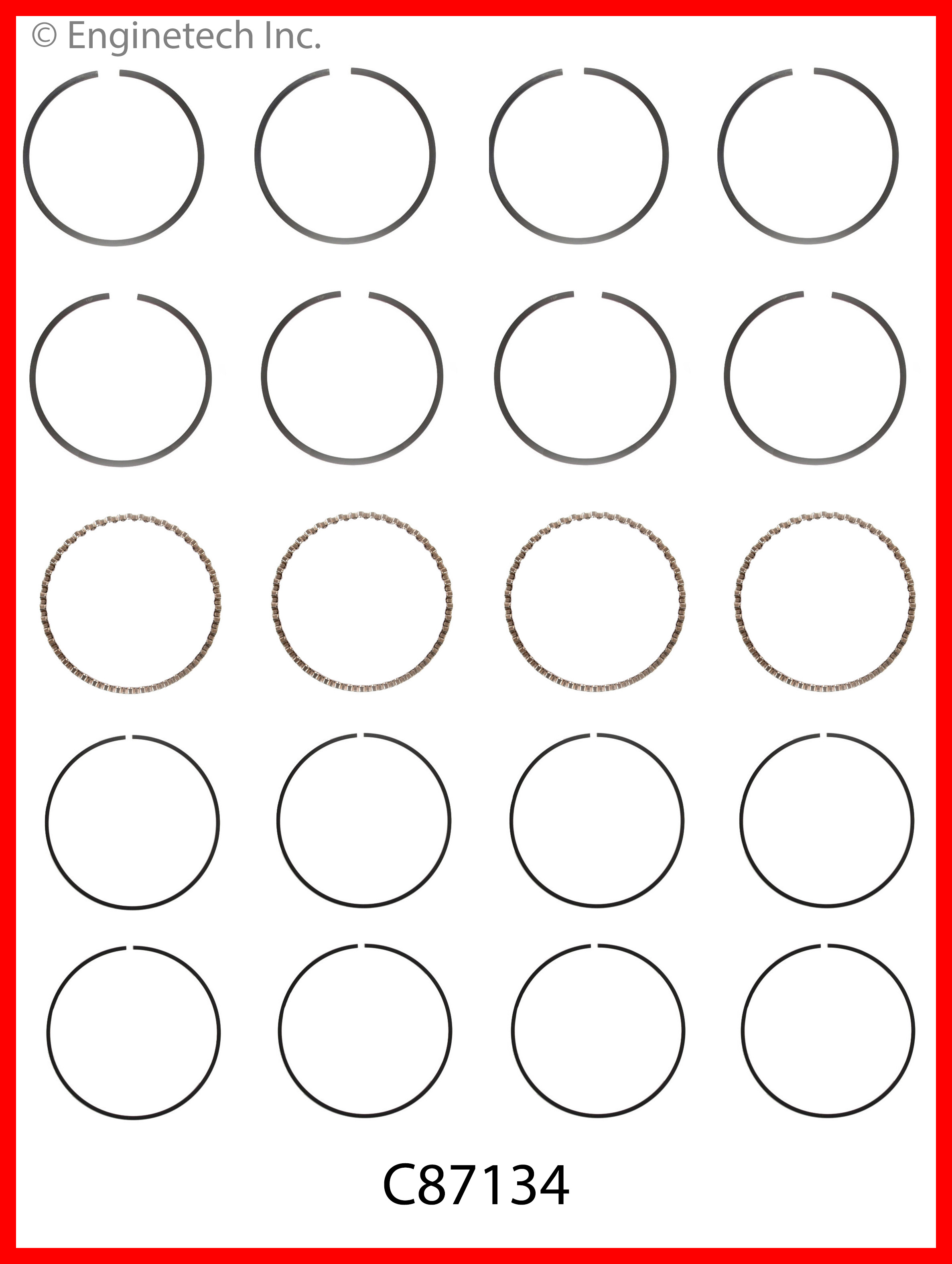 Engine Piston Ring Set