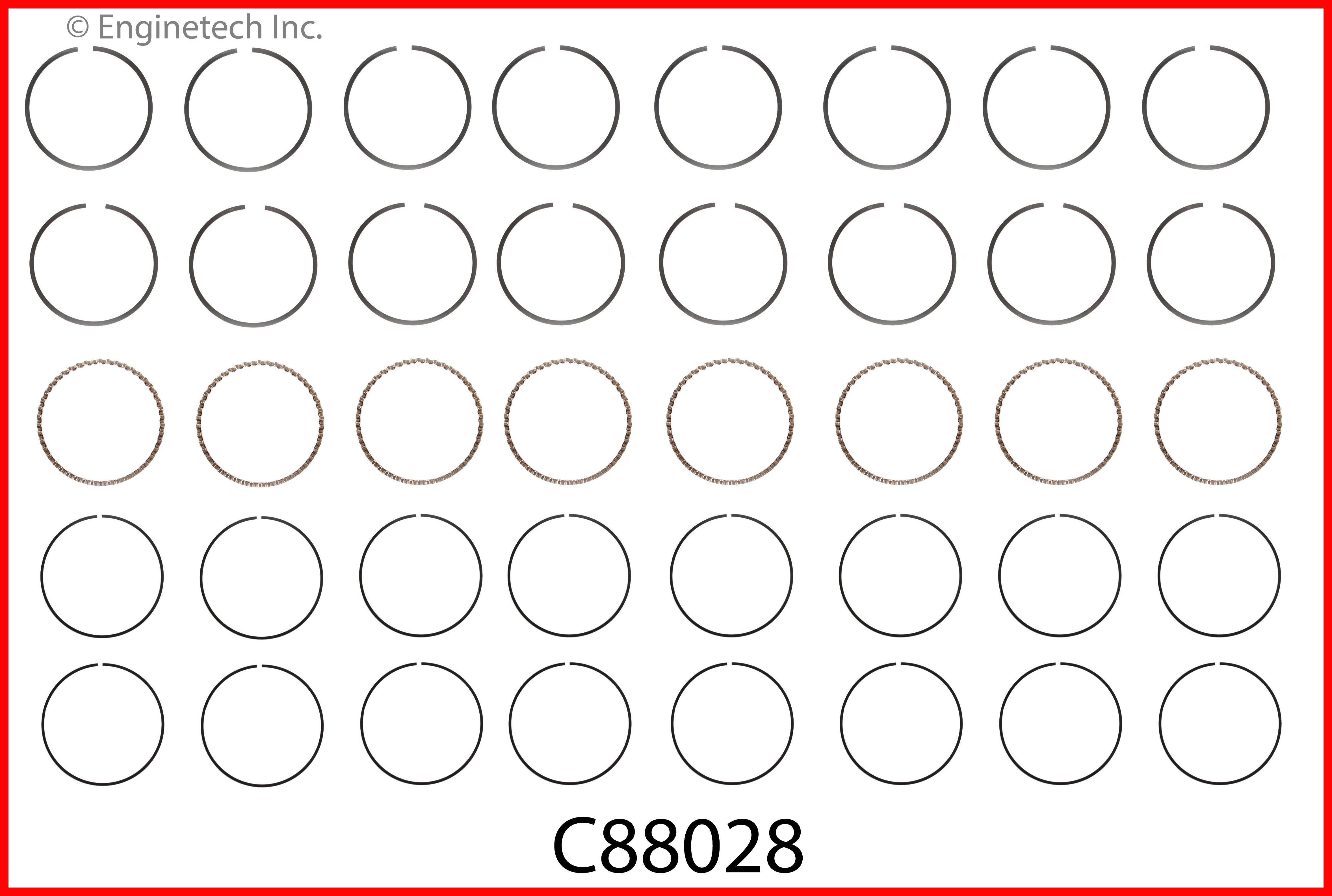 Engine Piston Ring Set