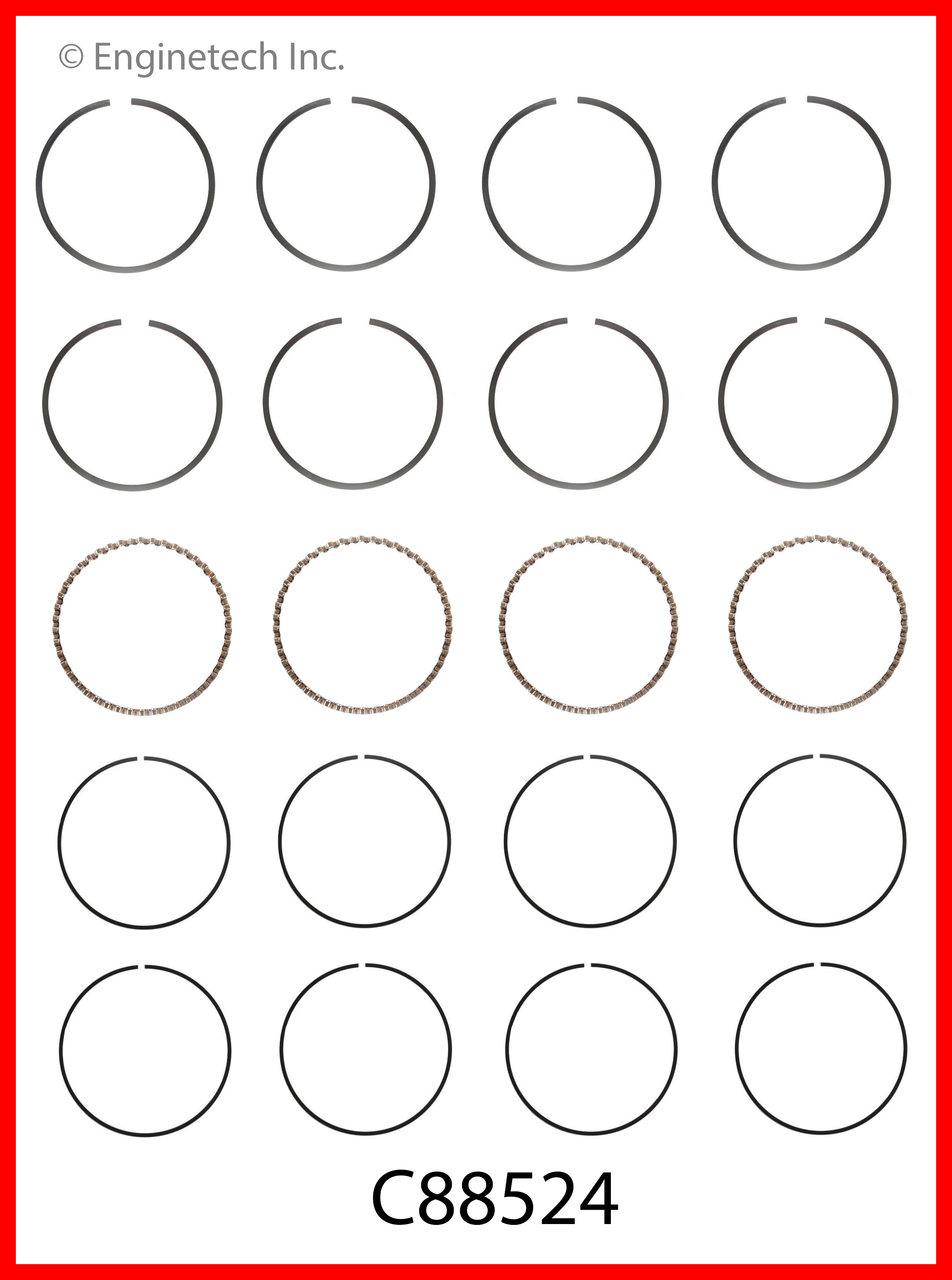 Engine Piston Ring Set