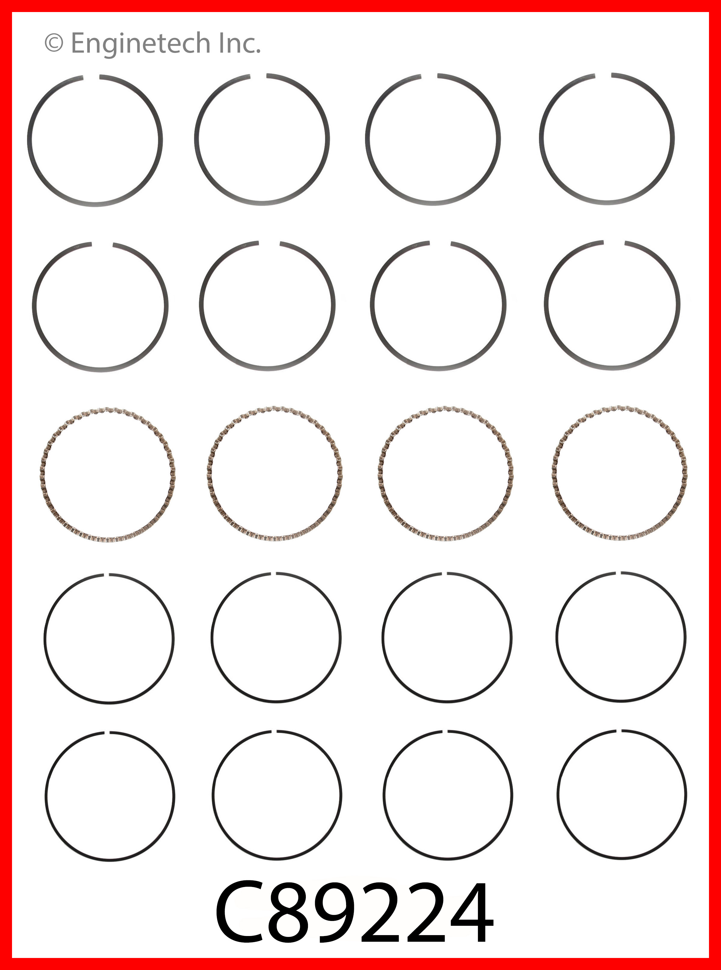 Engine Piston Ring Set