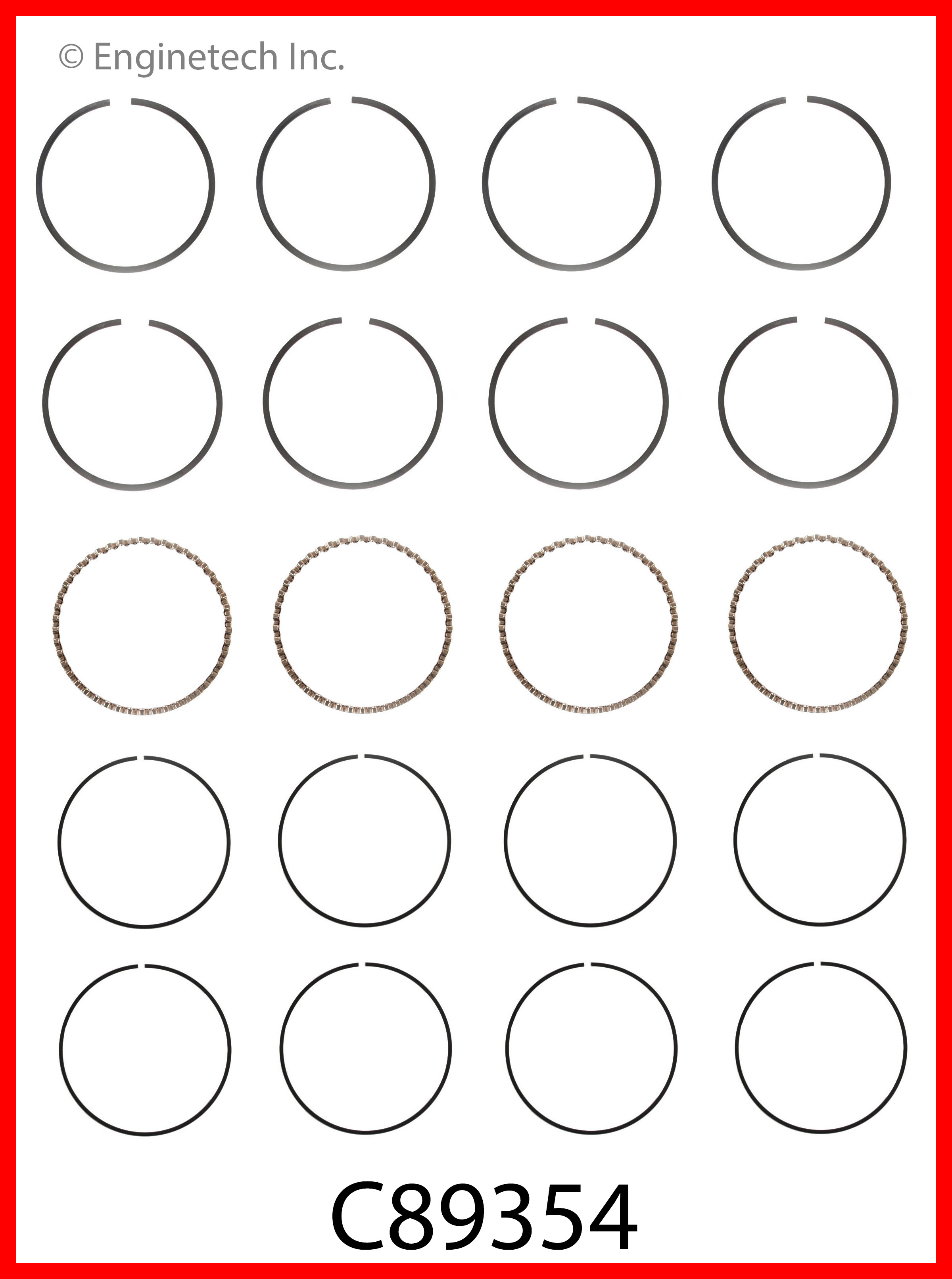 Engine Piston Ring Set