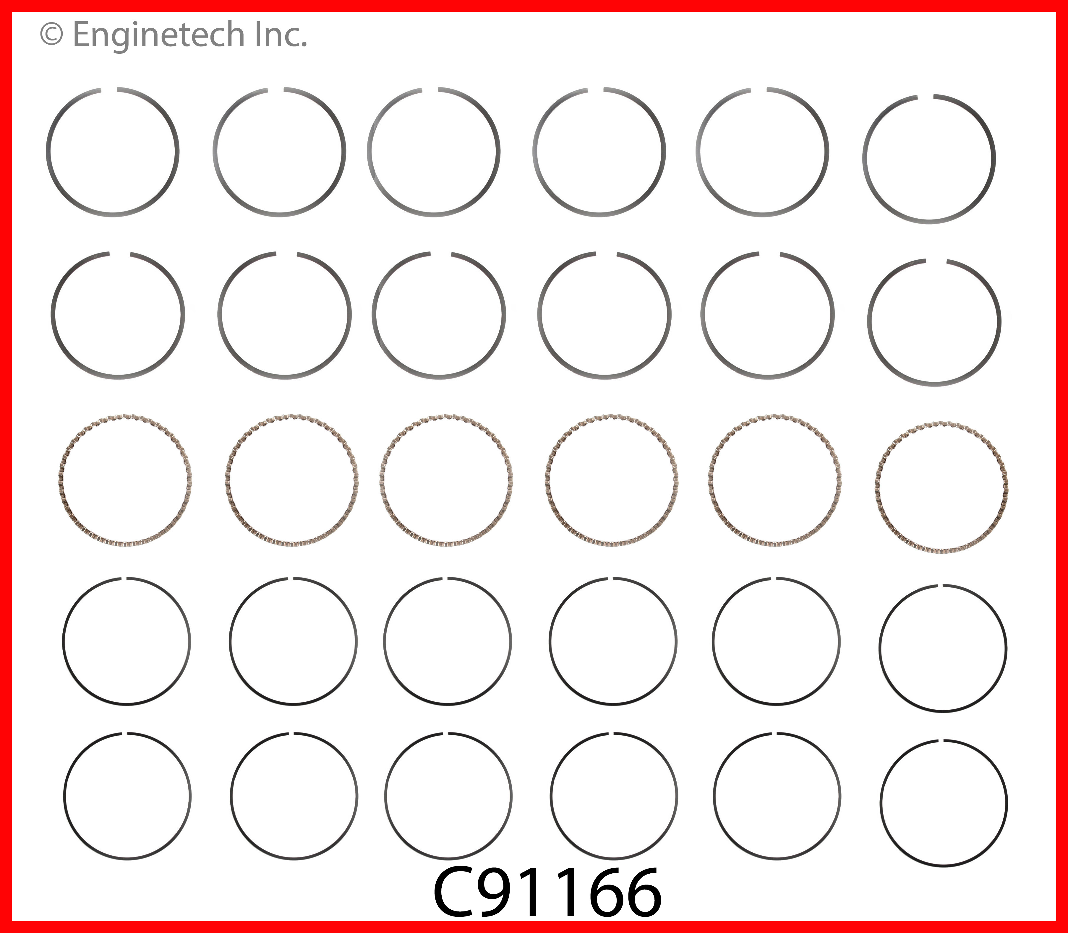 Engine Piston Ring Set