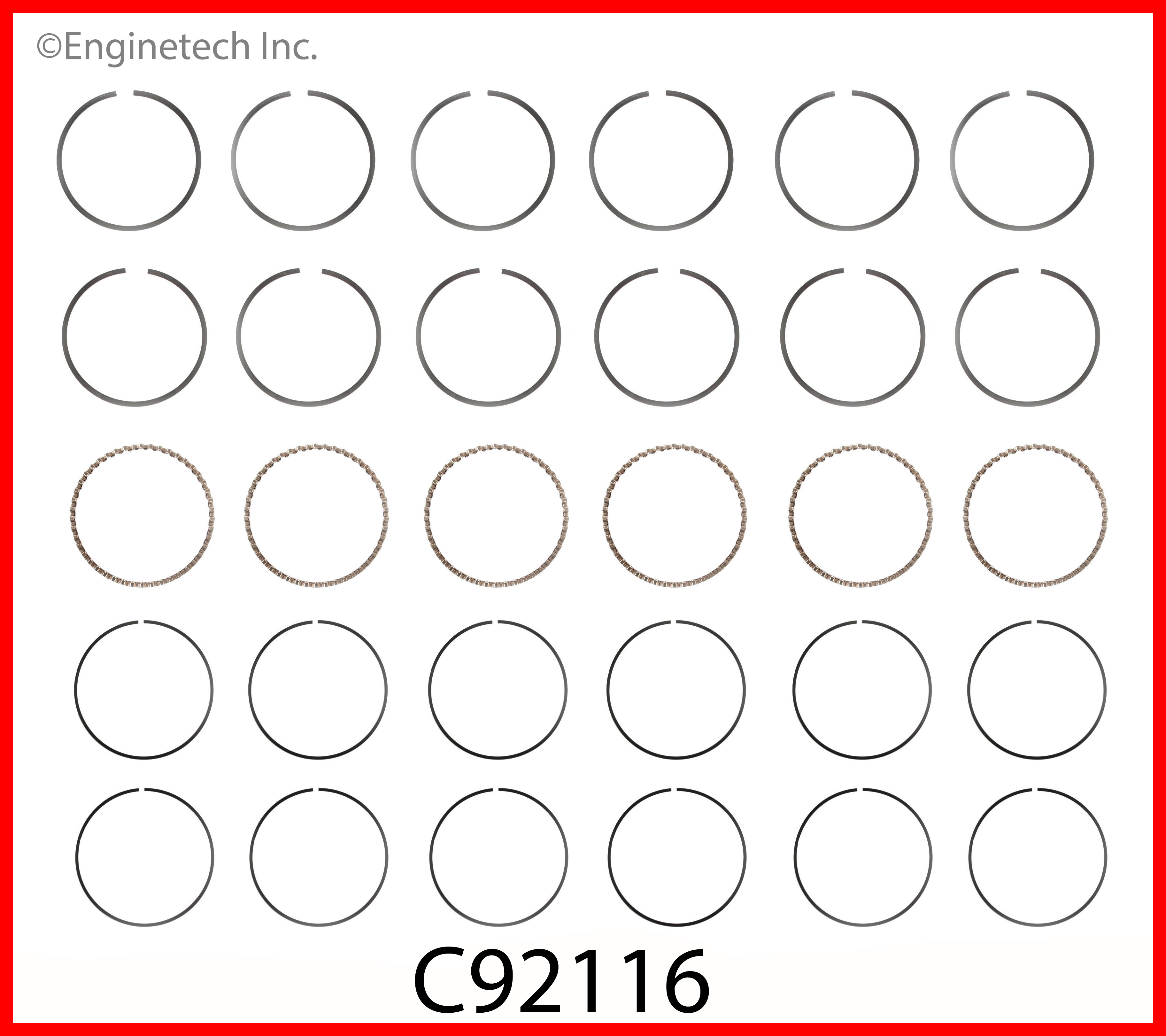 Engine Piston Ring Set