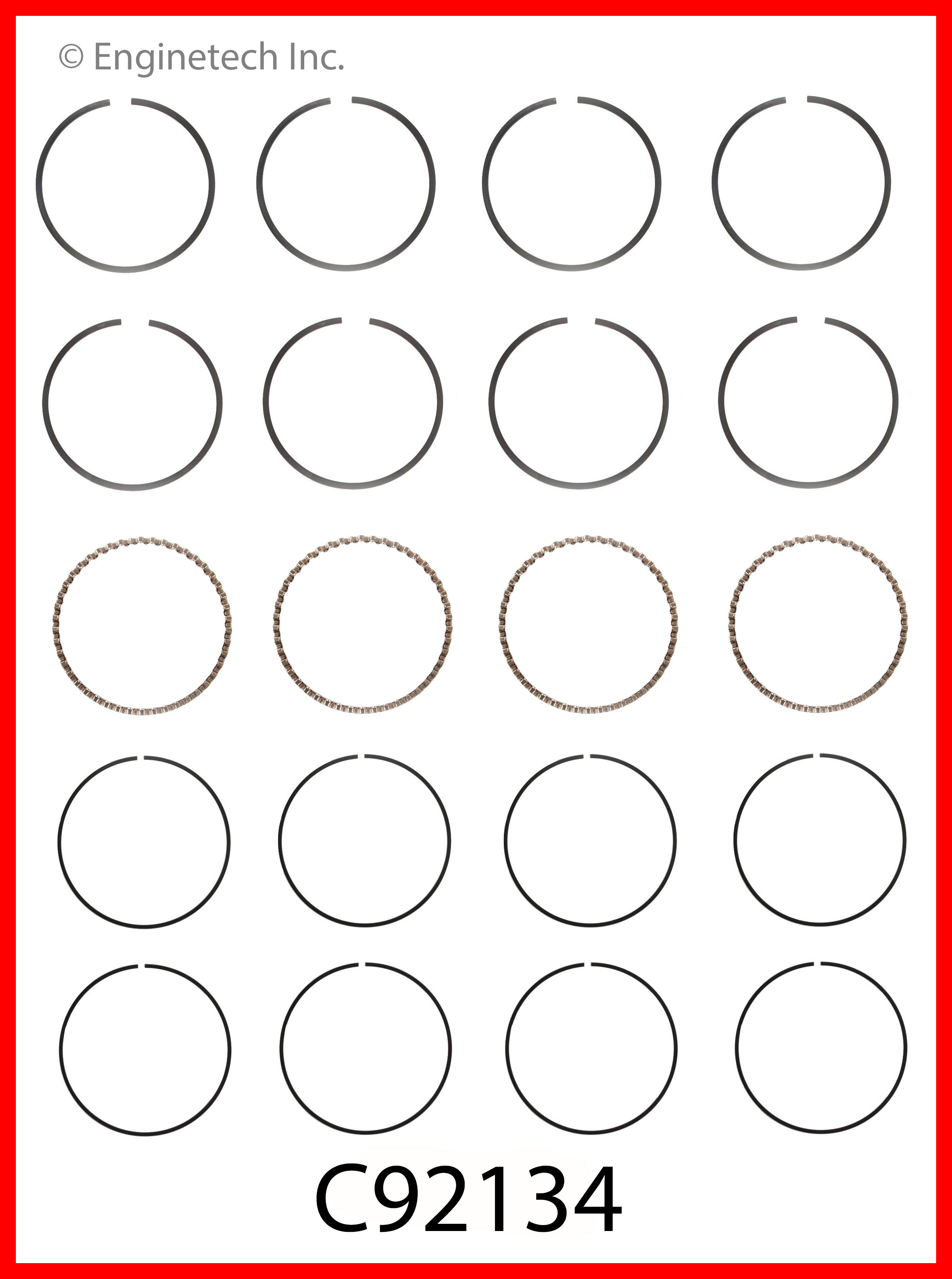 Engine Piston Ring Set