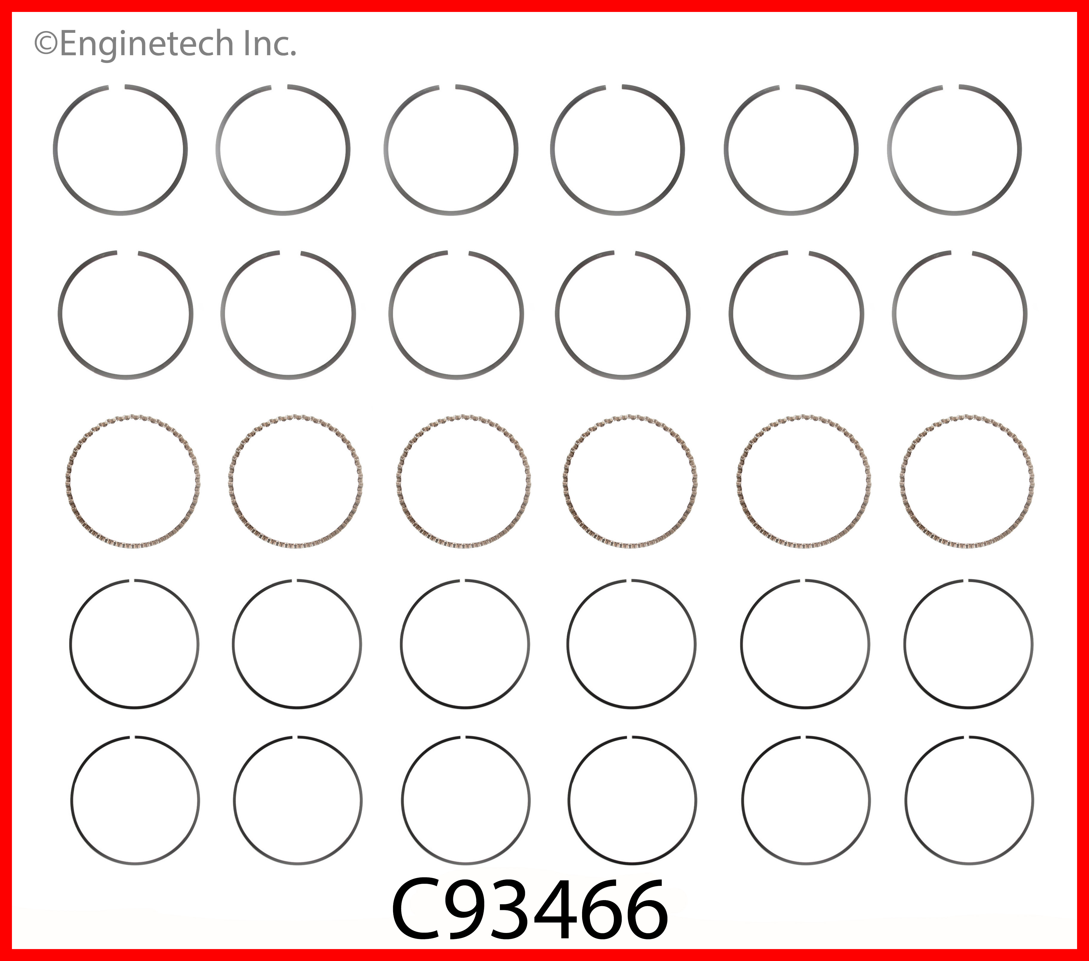 Engine Piston Ring Set