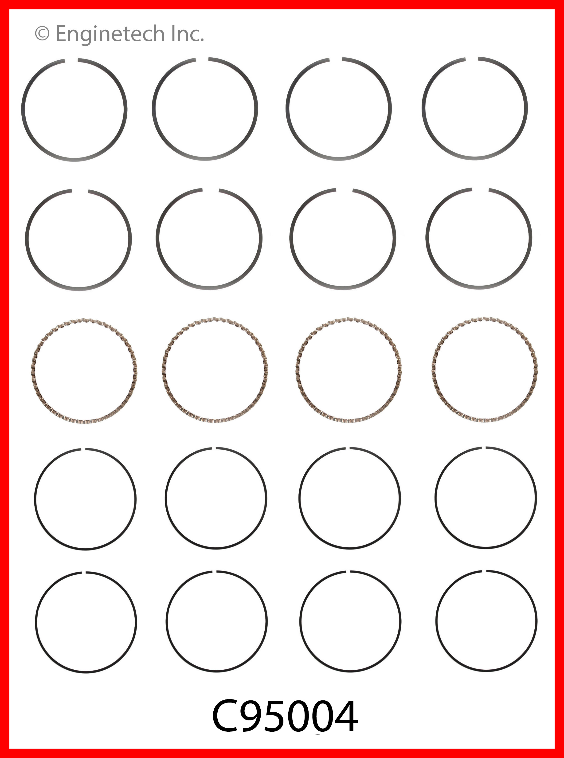 Engine Piston Ring Set