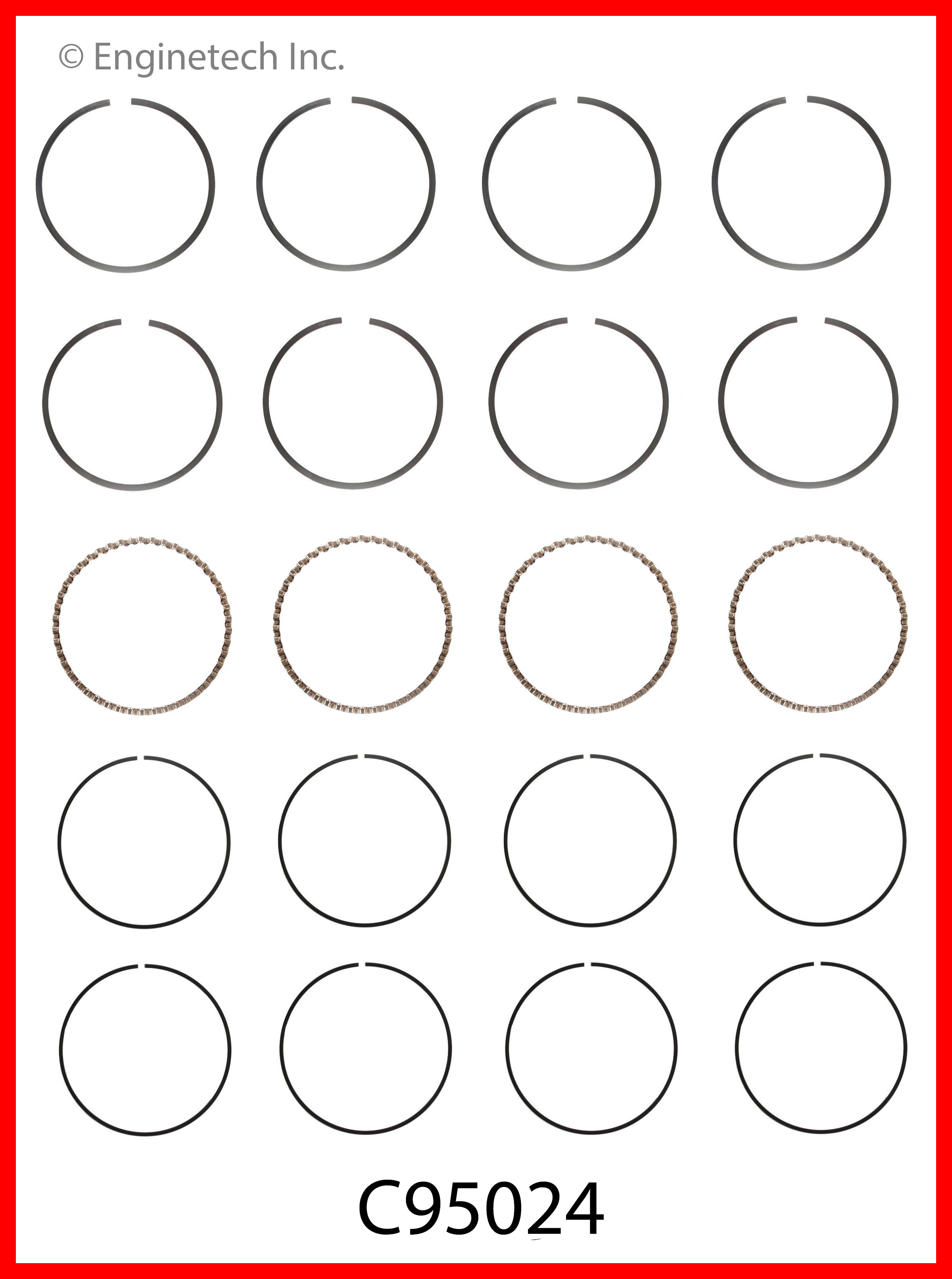 Engine Piston Ring Set