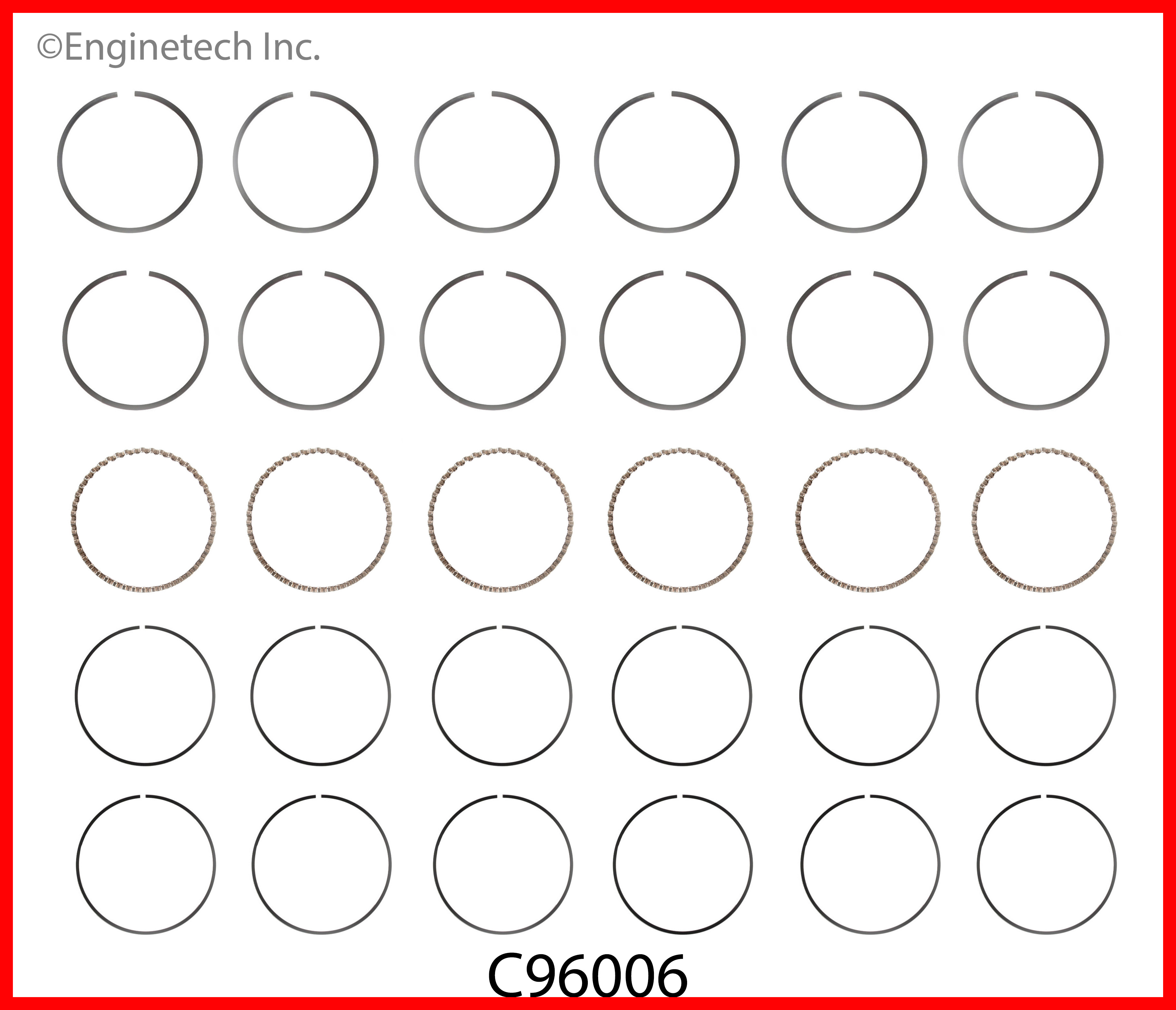 Engine Piston Ring Set