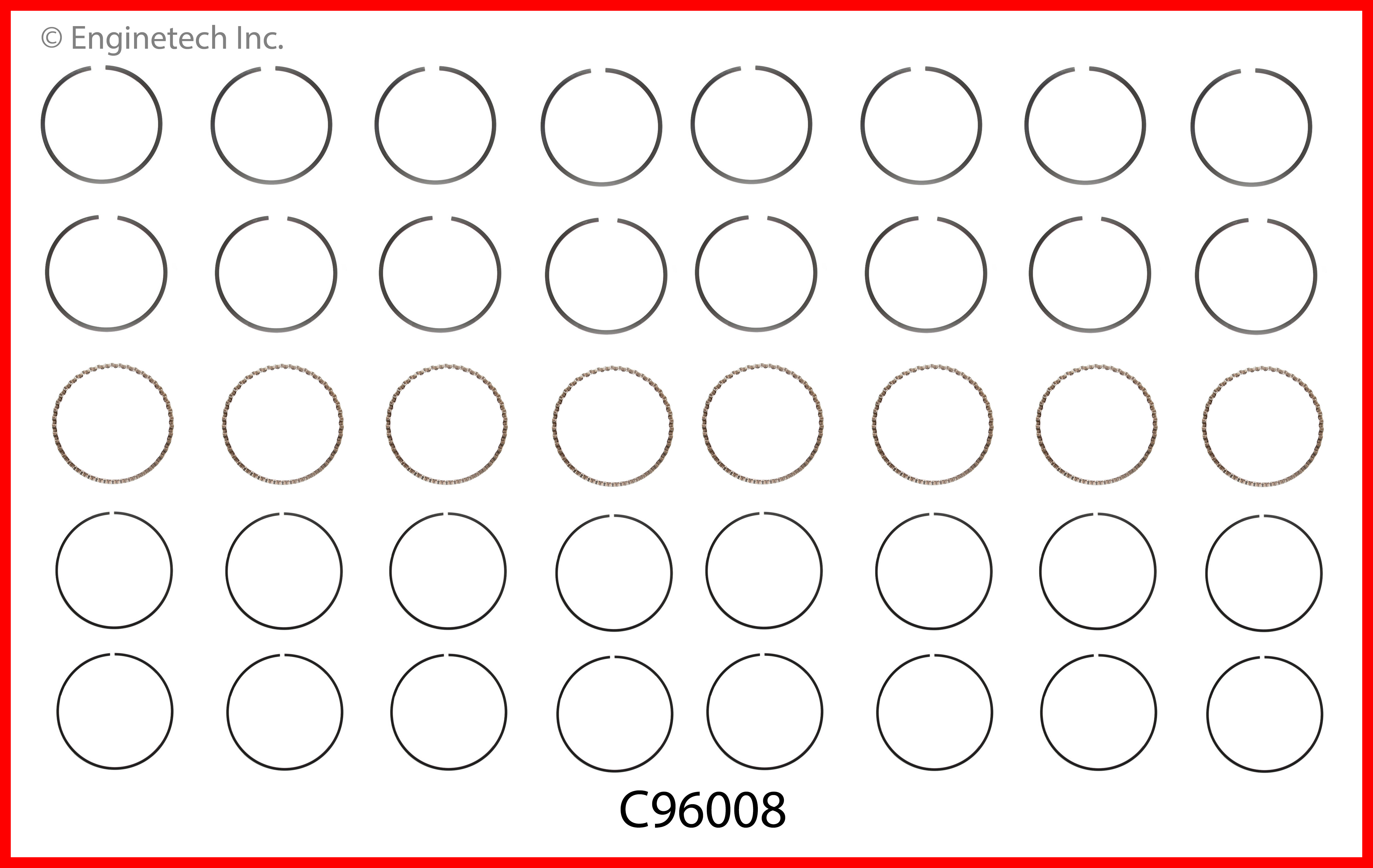 Engine Piston Ring Set