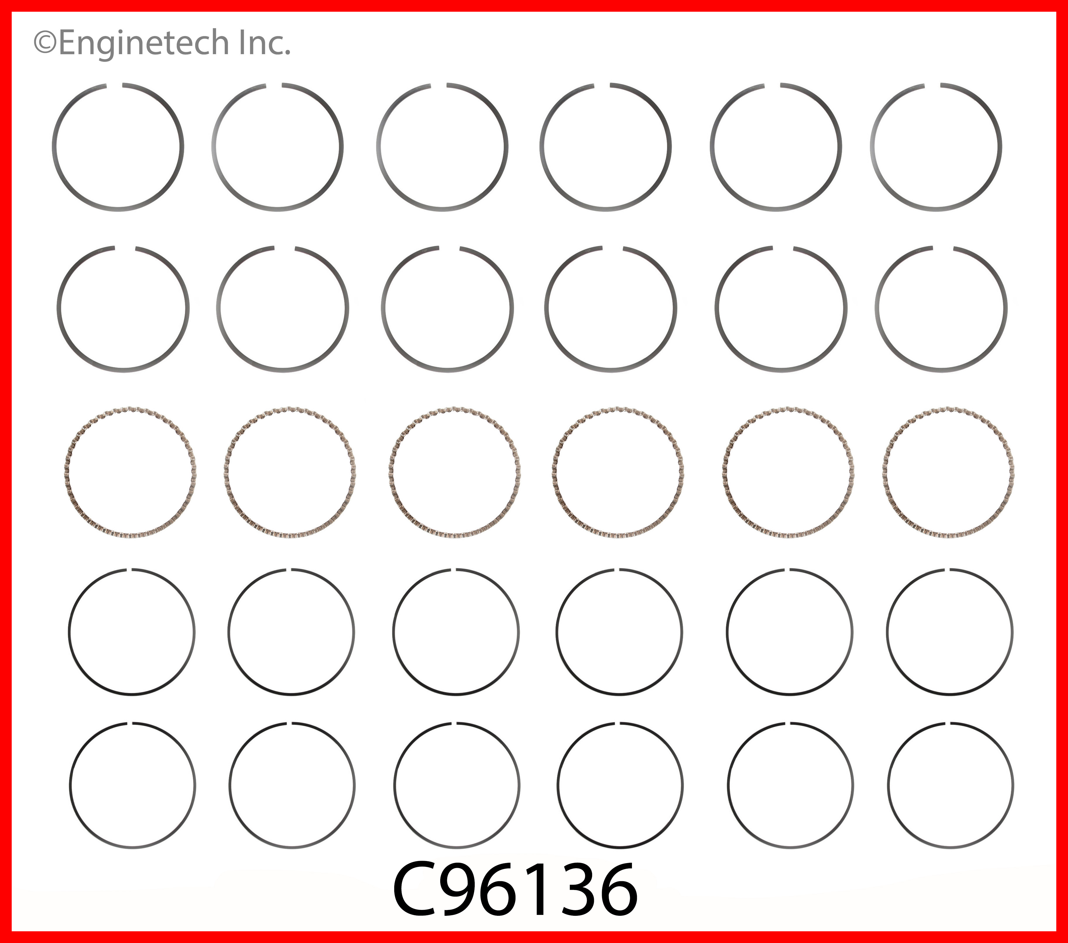 Engine Piston Ring Set