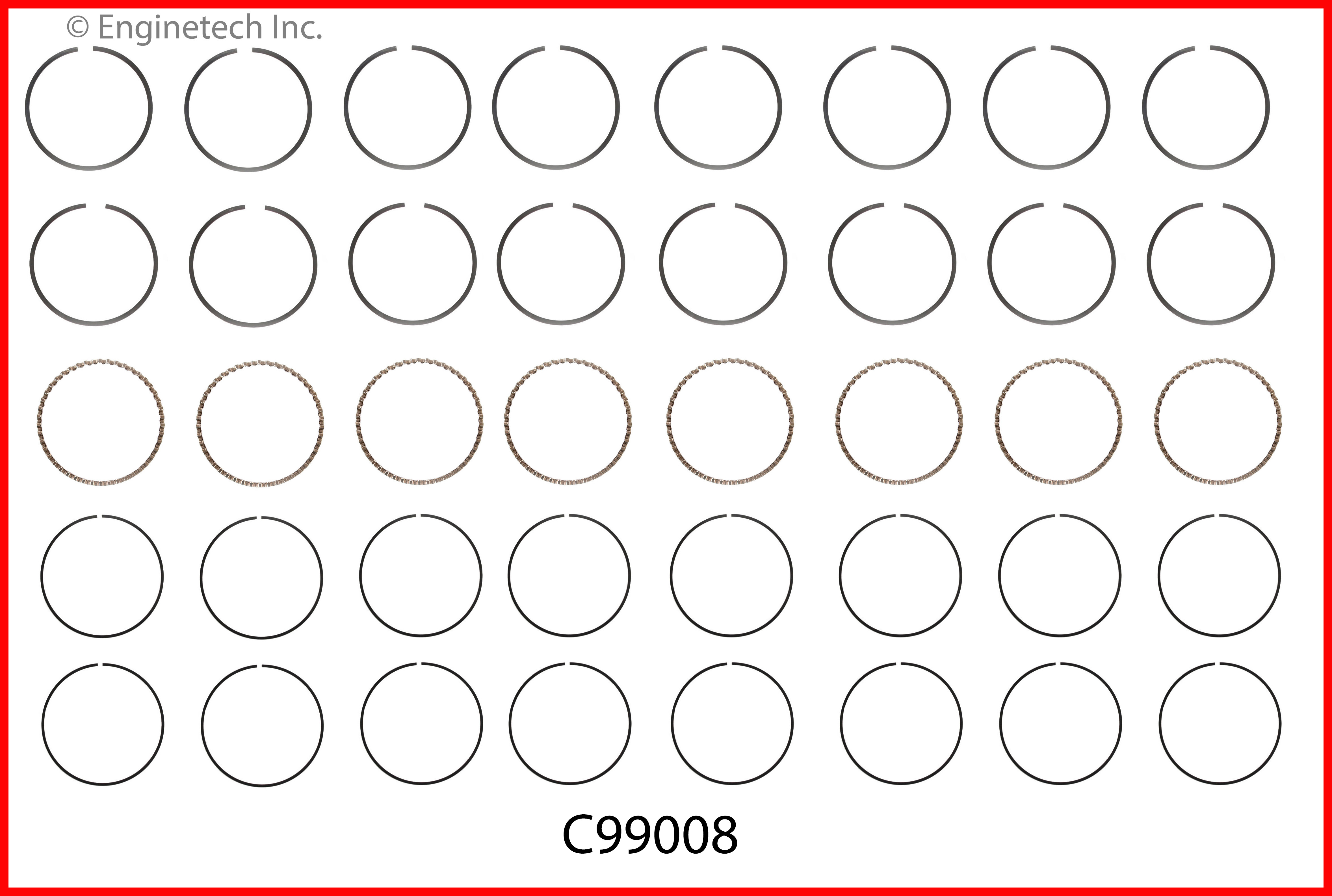 Engine Piston Ring Set