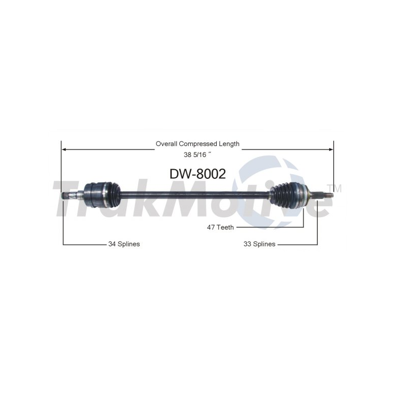 Front Right CV Axle Shaft