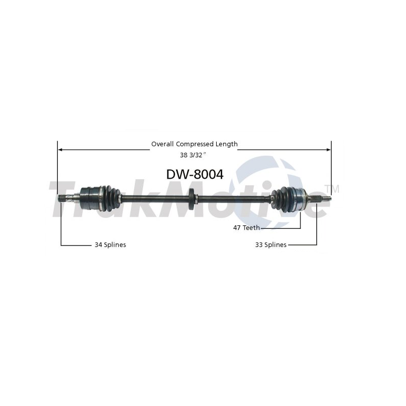 Front Right CV Axle Shaft