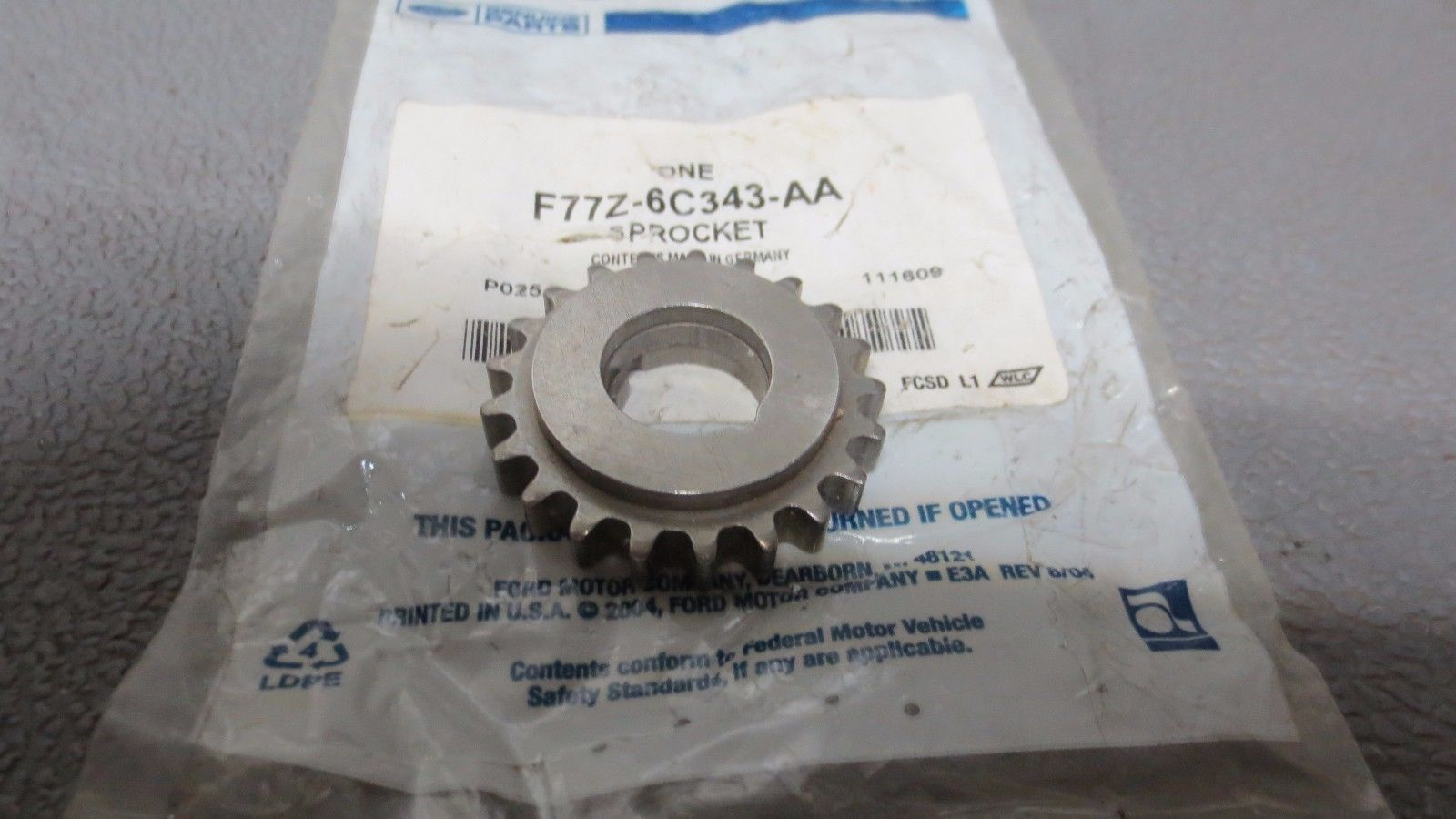 Balance Shaft Sprocket