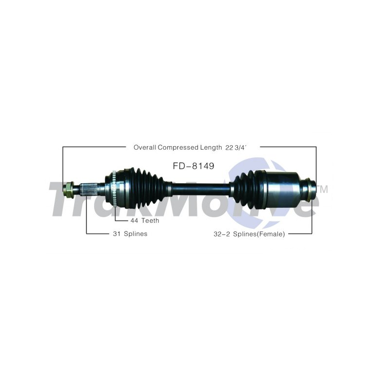Front Right Cv Axle Shaft