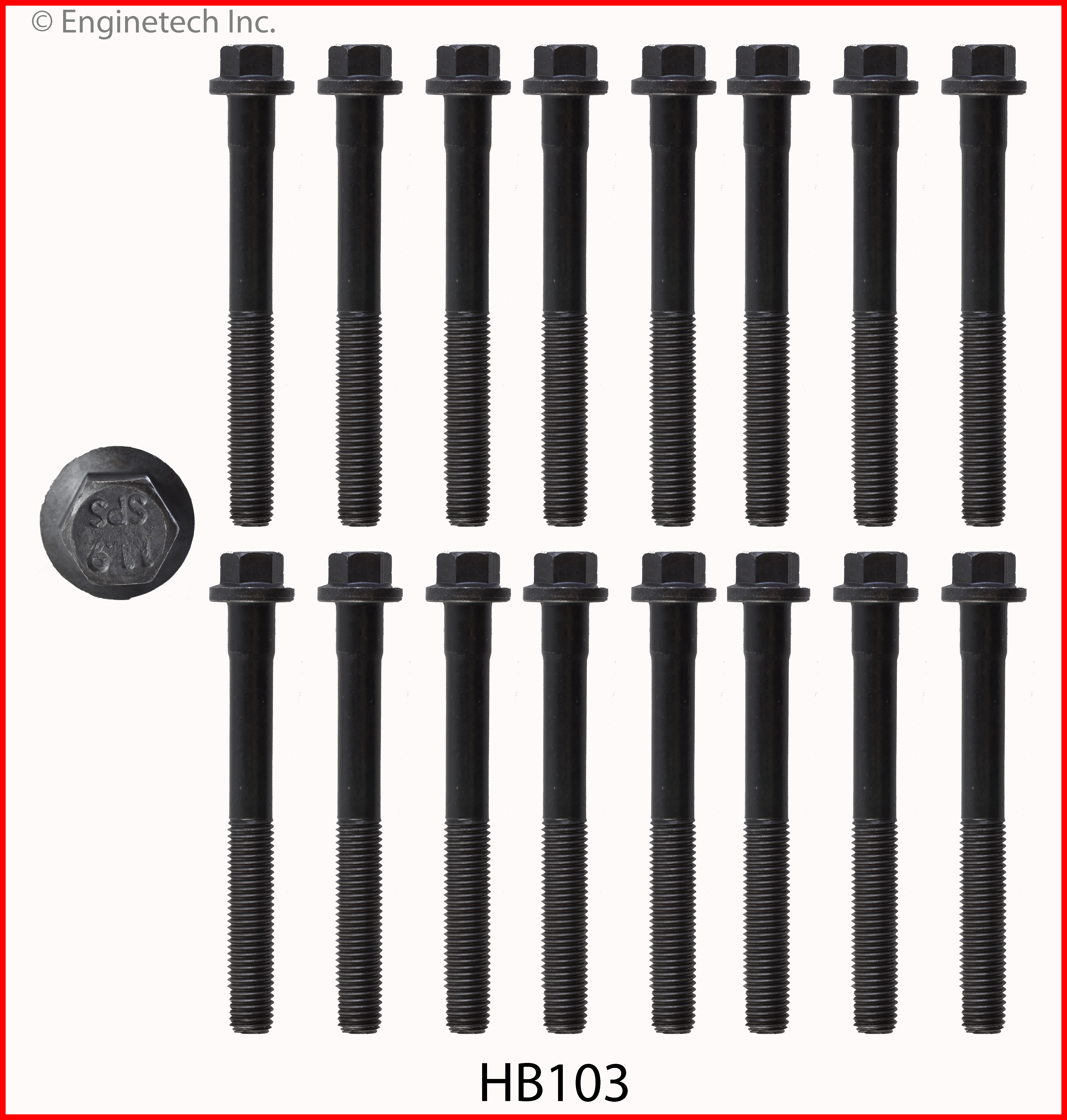 Engine Cylinder Head Bolt Set