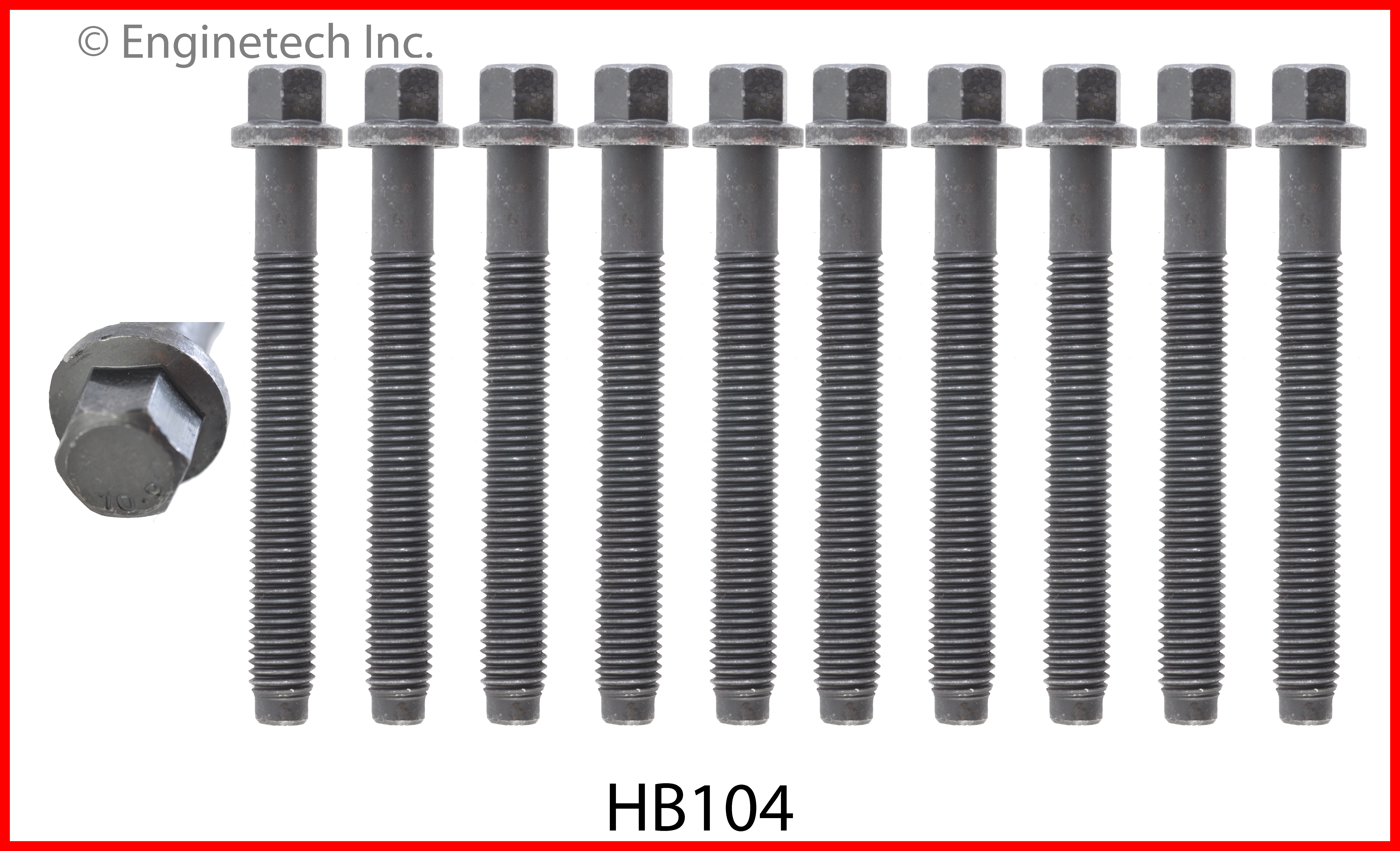 Engine Cylinder Head Bolt Set