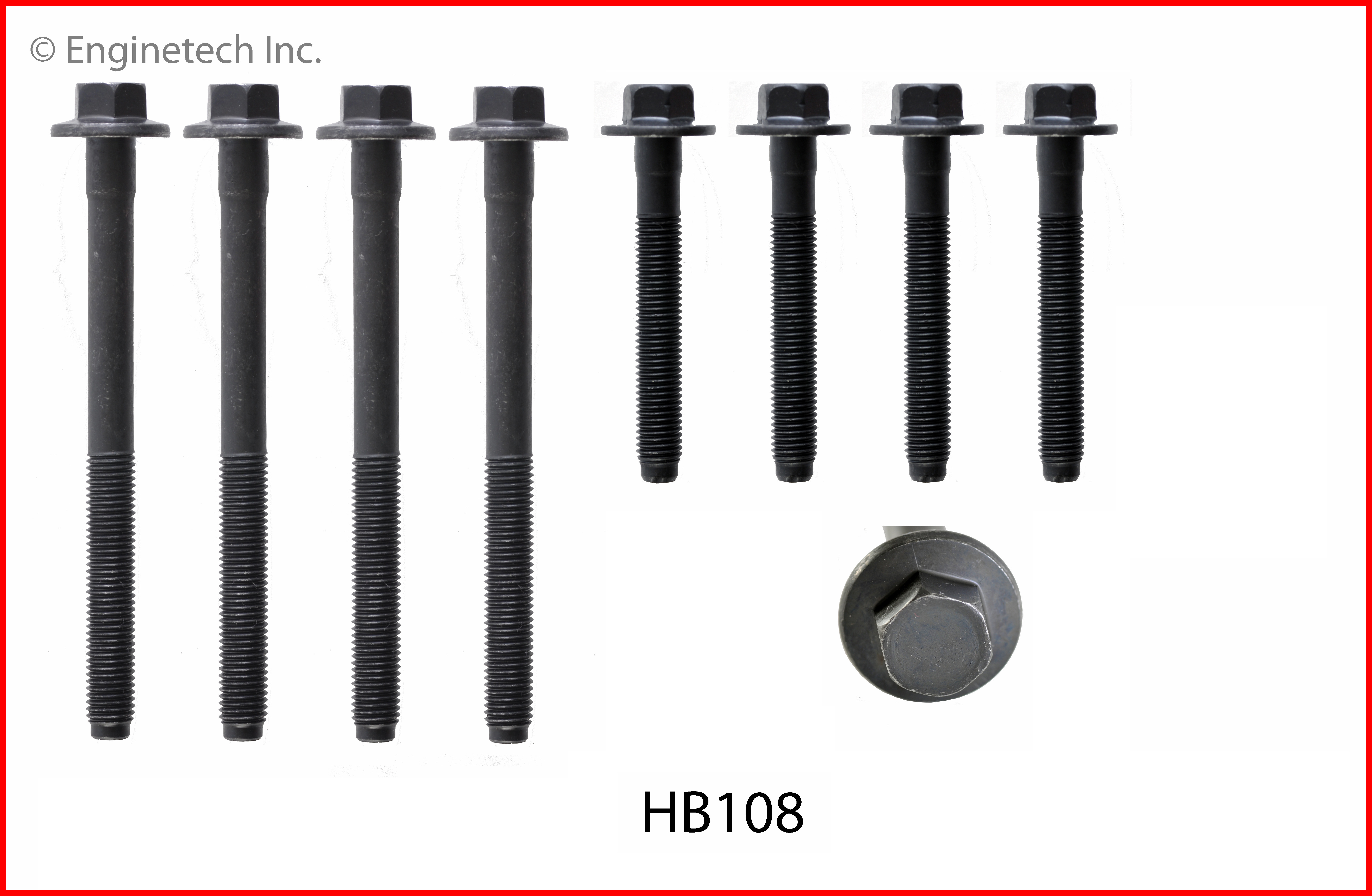 Engine Cylinder Head Bolt Set