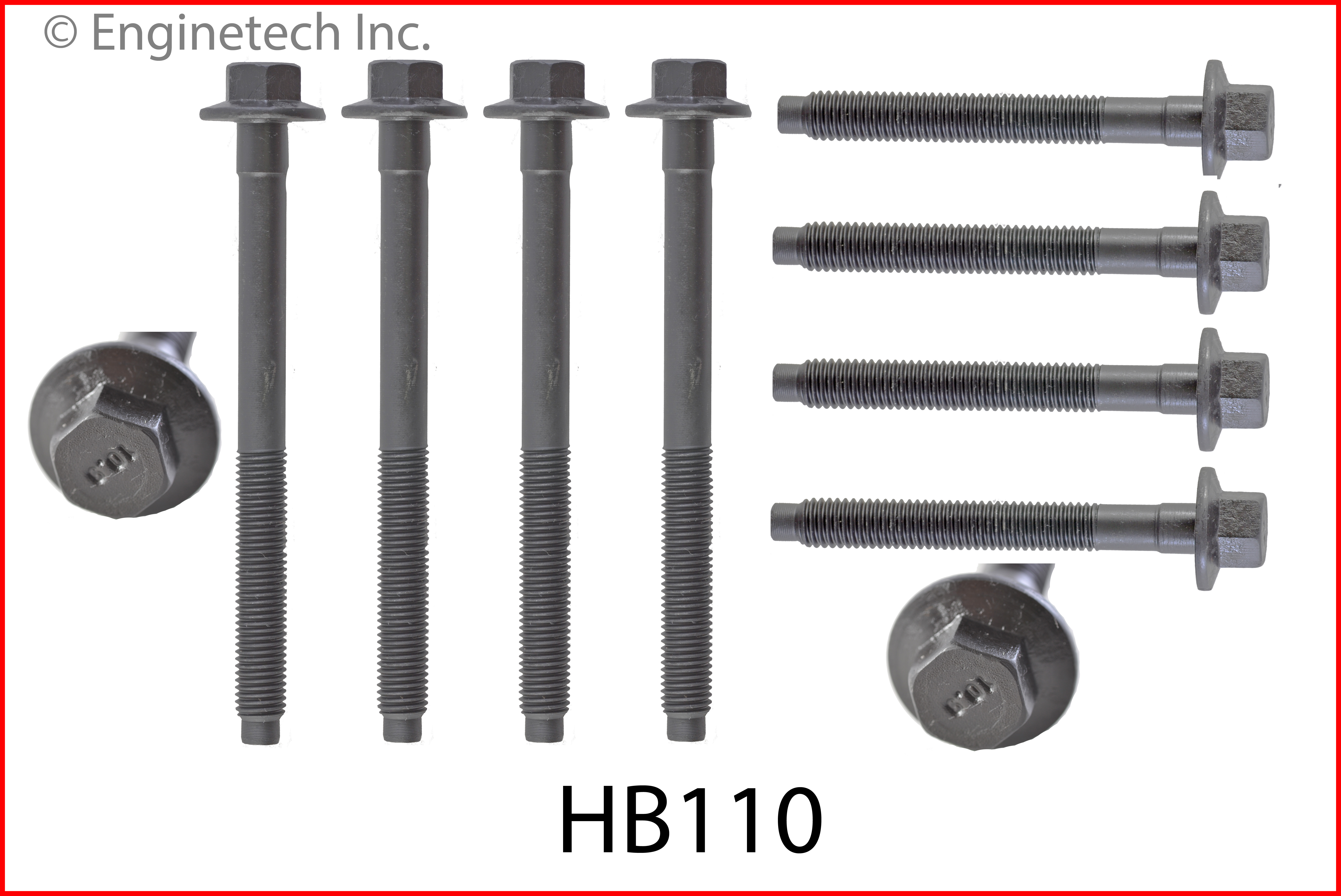 Engine Cylinder Head Bolt Set