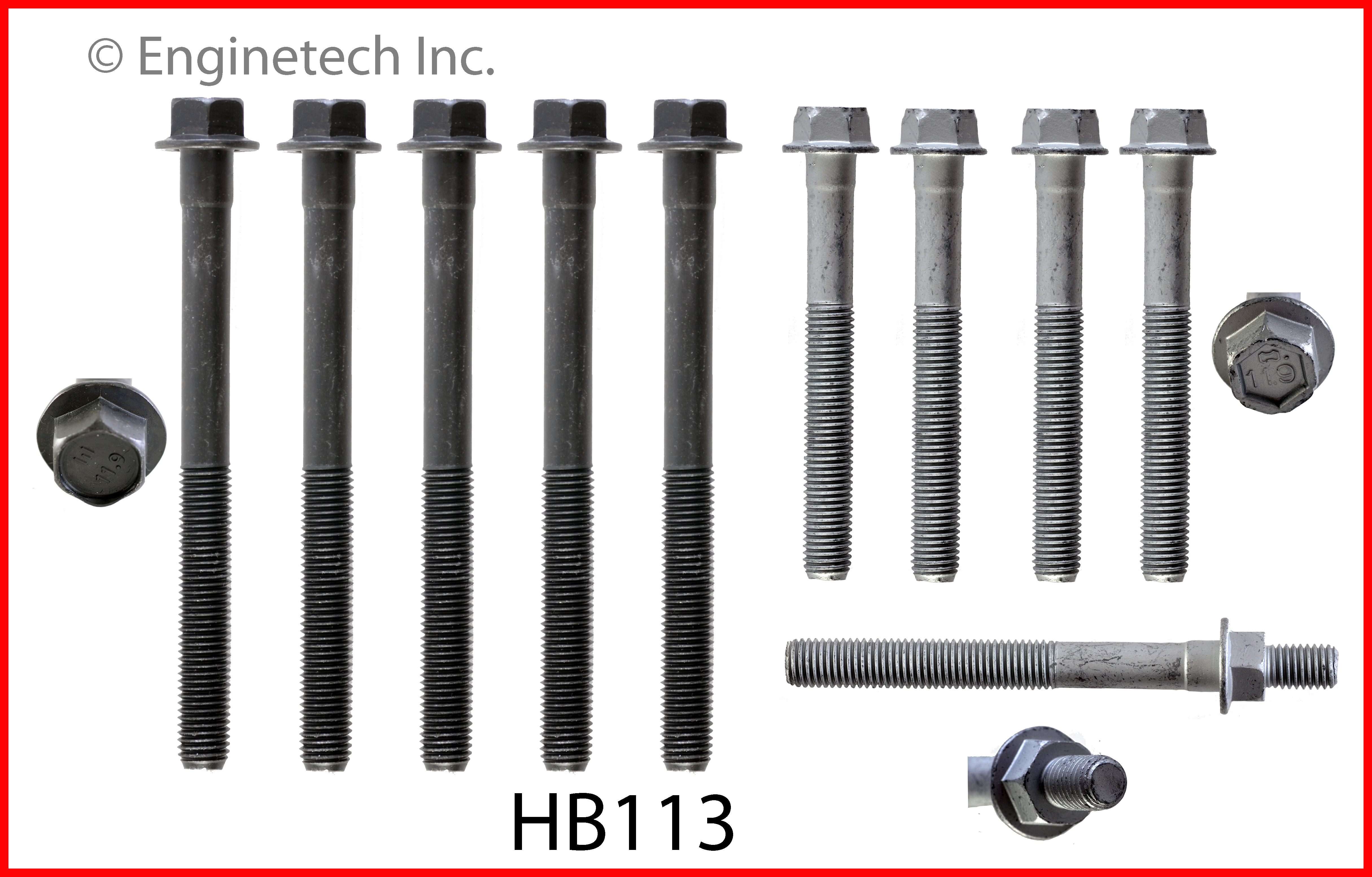 Engine Cylinder Head Bolt Set