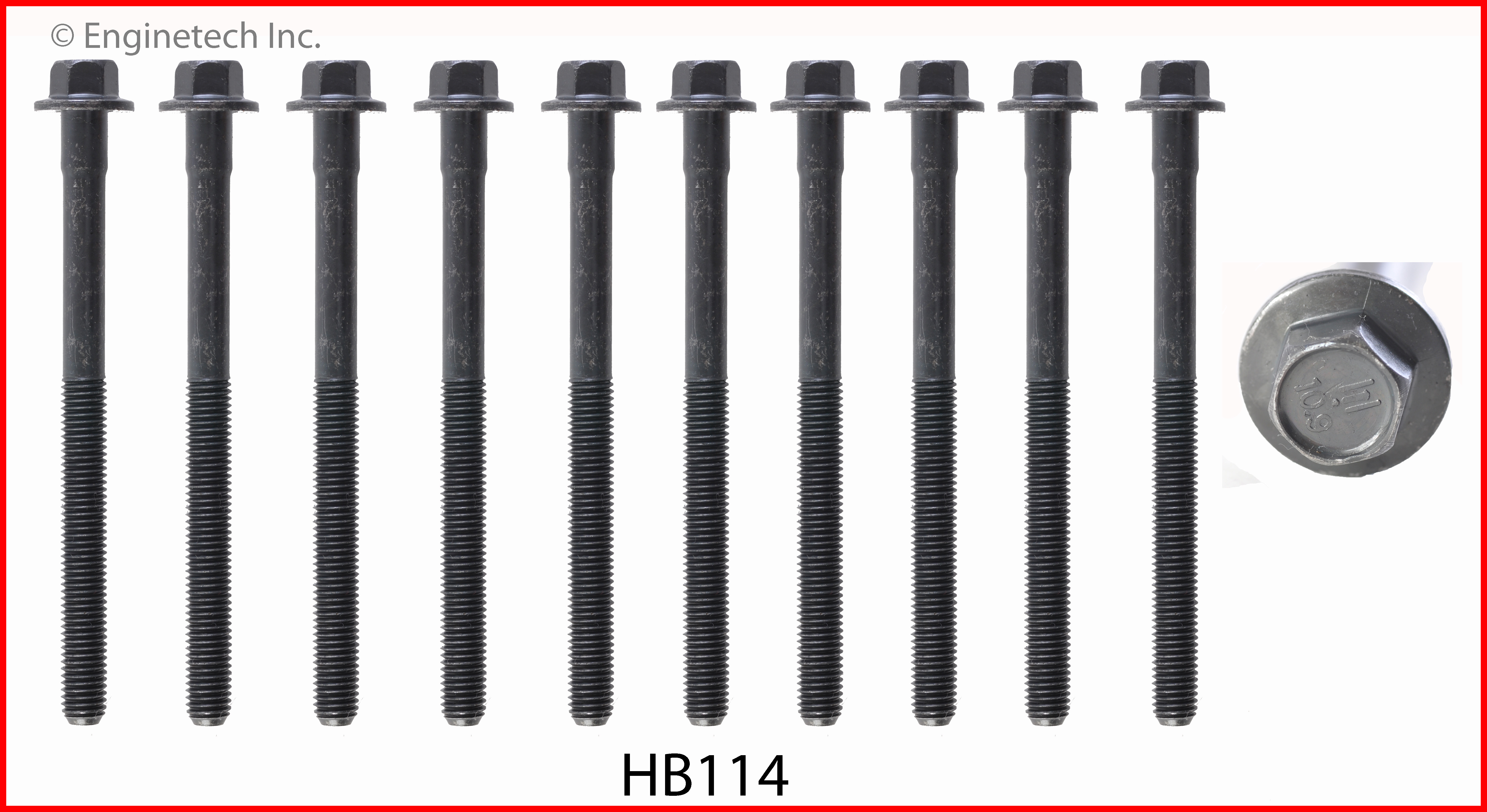 Engine Cylinder Head Bolt Set