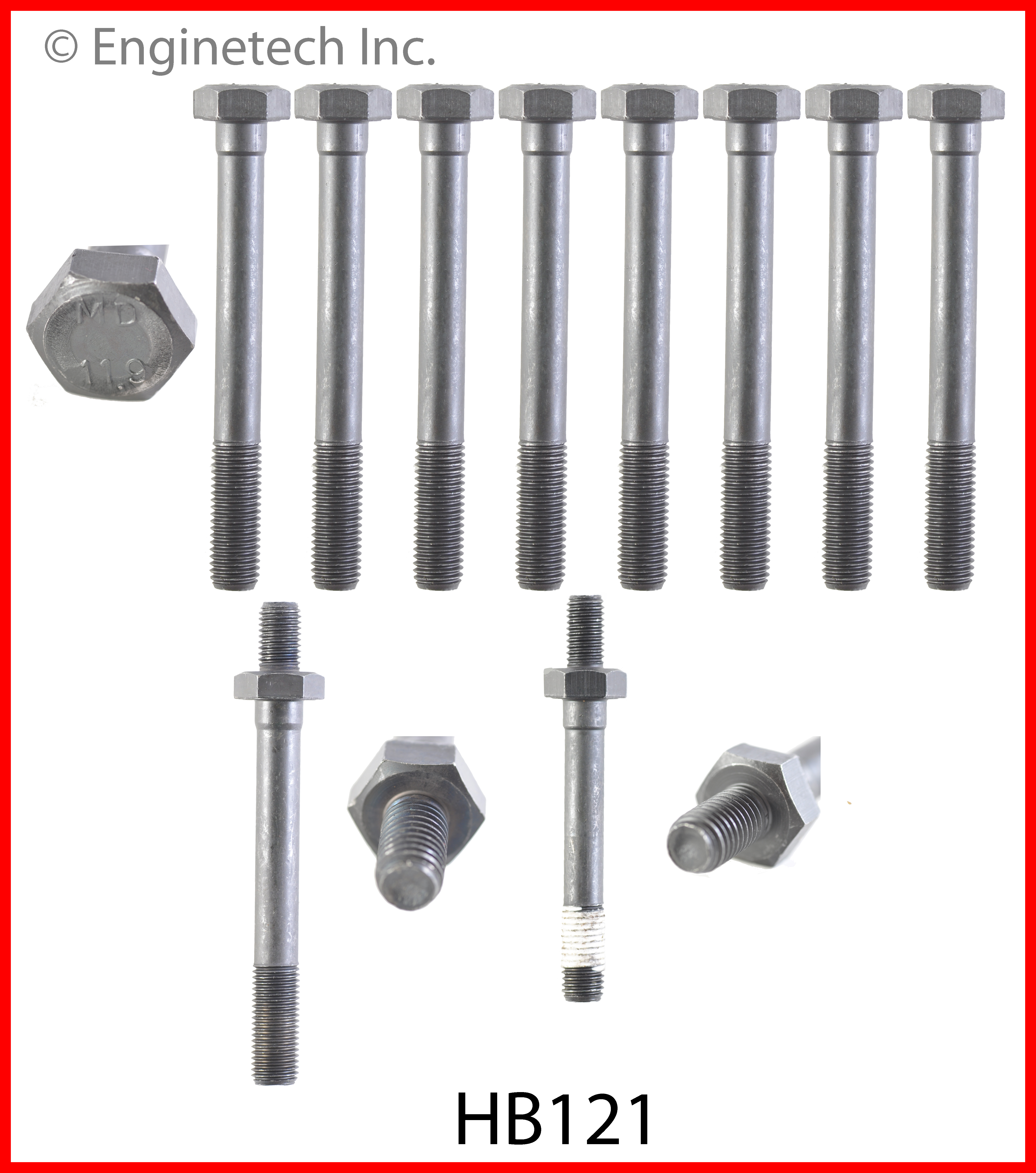 Engine Cylinder Head Bolt Set