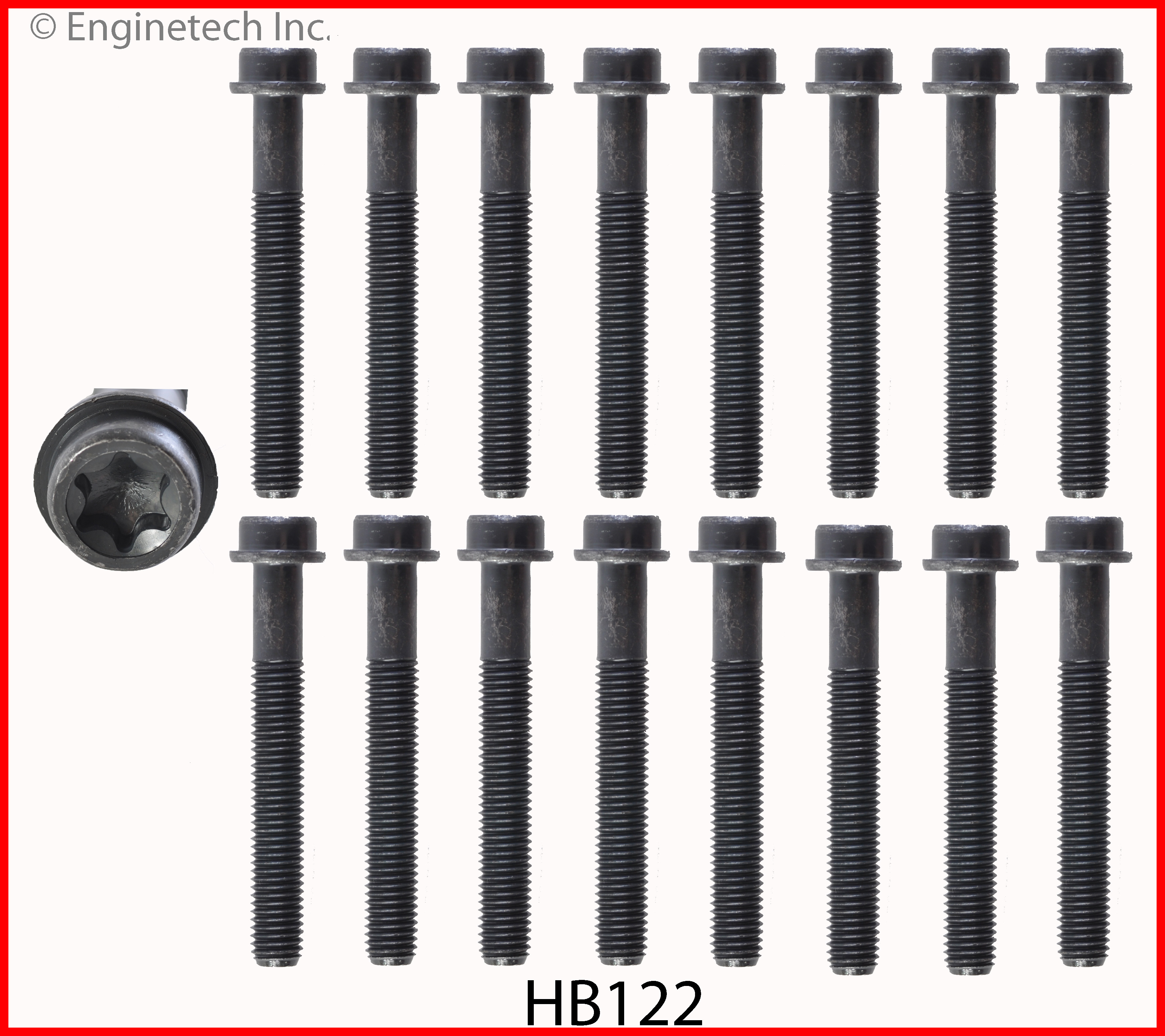 Engine Cylinder Head Bolt Set